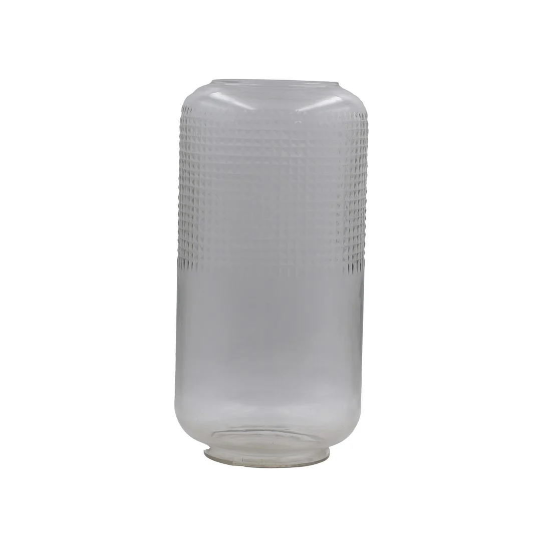 Large Vase Infinity Jackfruit Cut Clear By Stories - Image 3