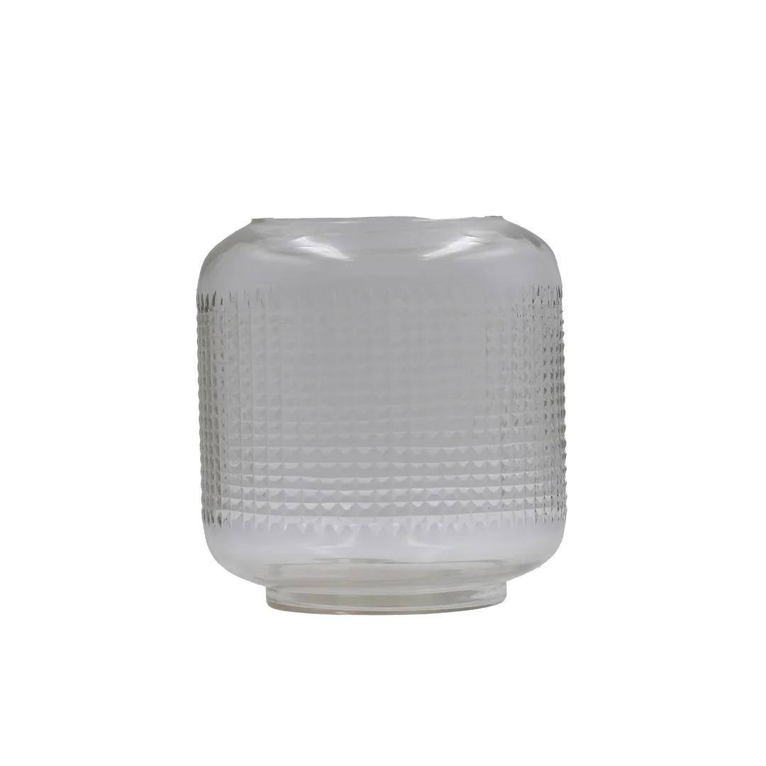 Small Vase Infinity Jackfruit Cut Clear By Stories - Image 3
