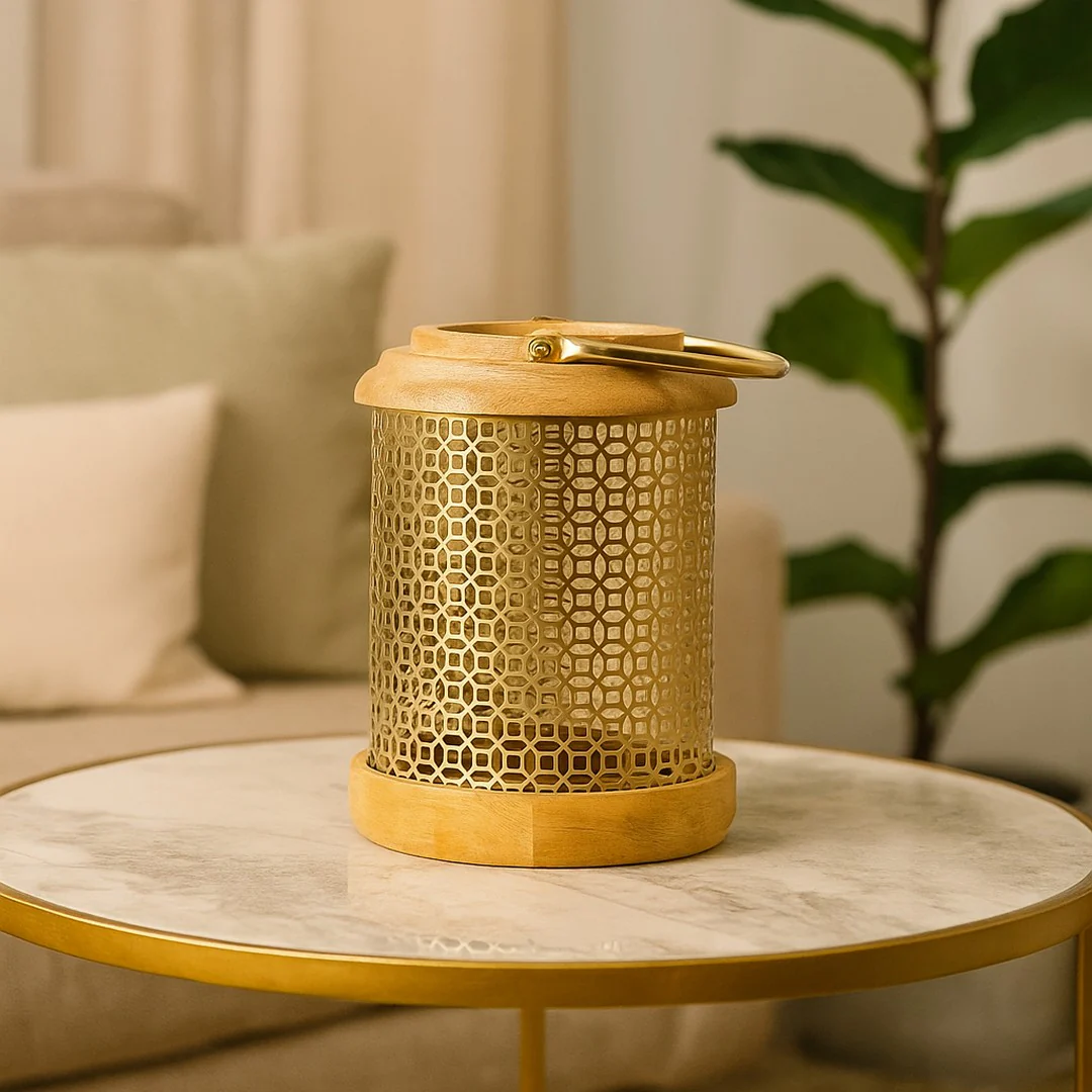 Small Cube Mesh Lantern By Stories