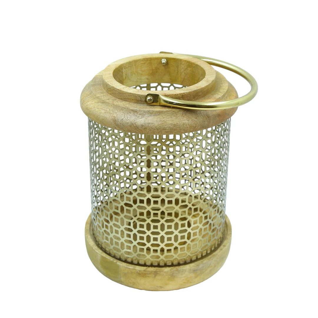 Small Cube Mesh Lantern By Stories - Image 2