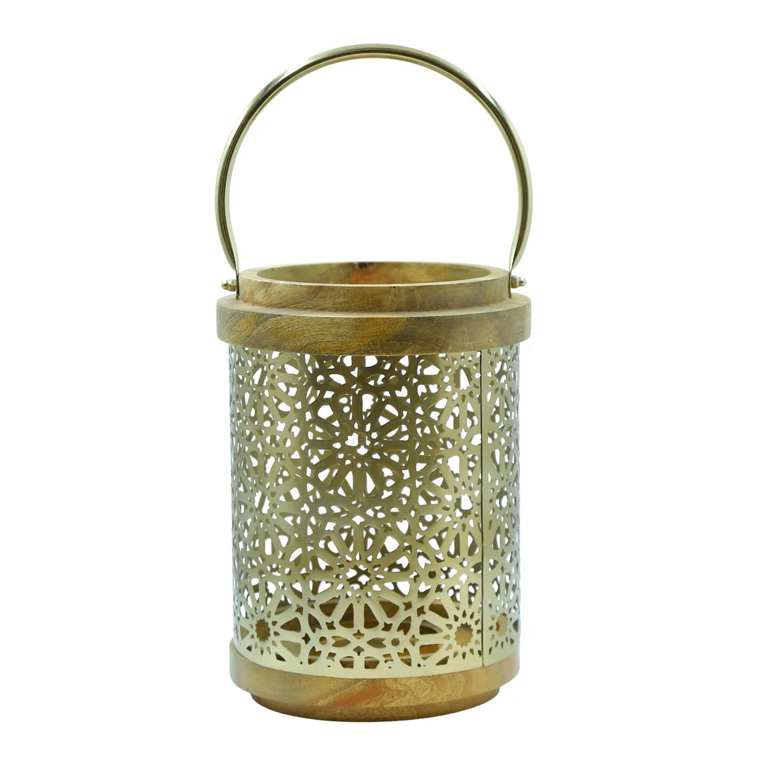 Small Mashrabiya Mesh Lantern - Image 3