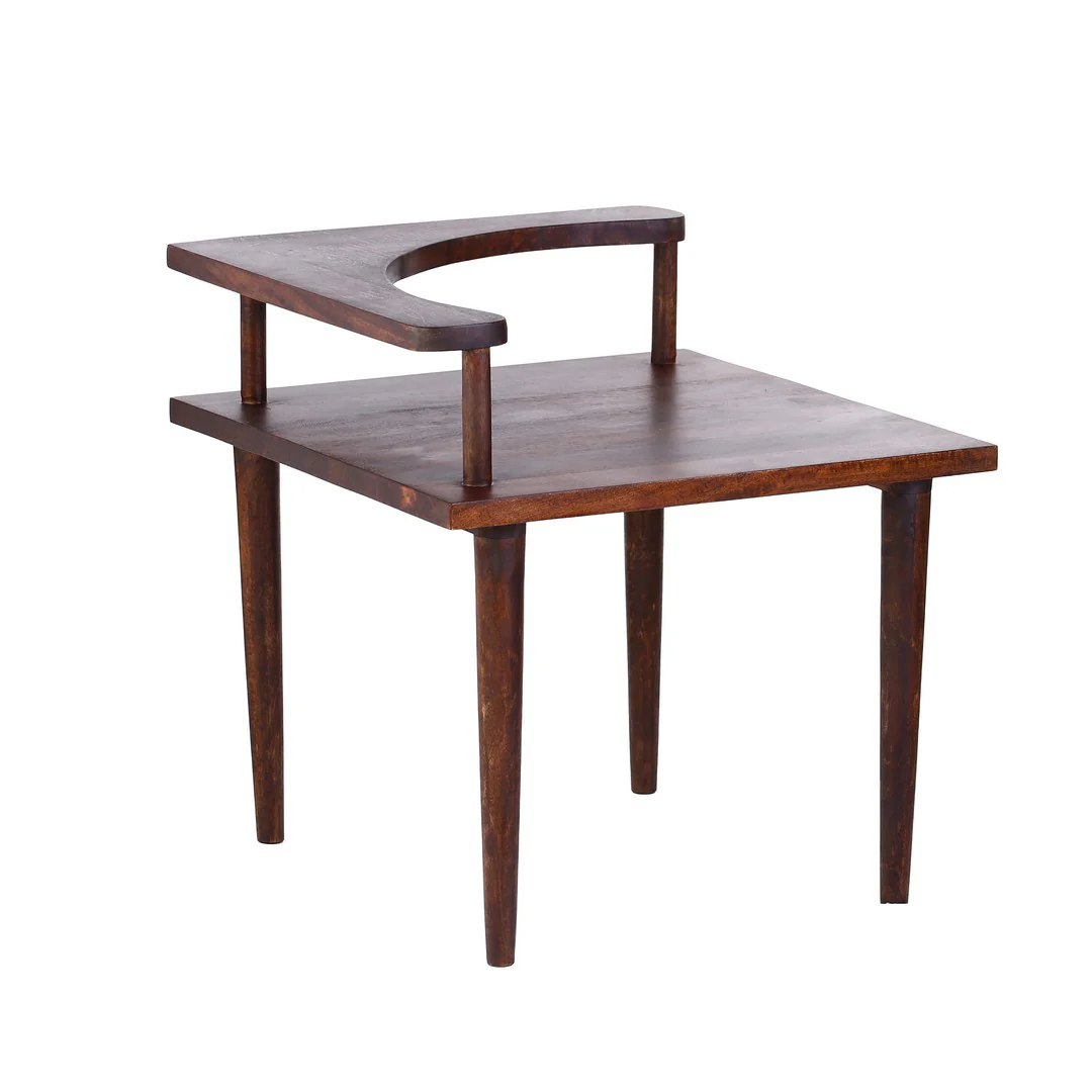 Mango Wood Side Table By Stories - Image 4