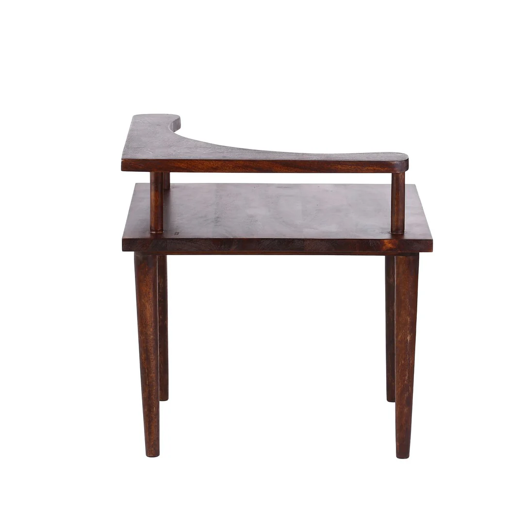 Mango Wood Side Table By Stories - Image 5