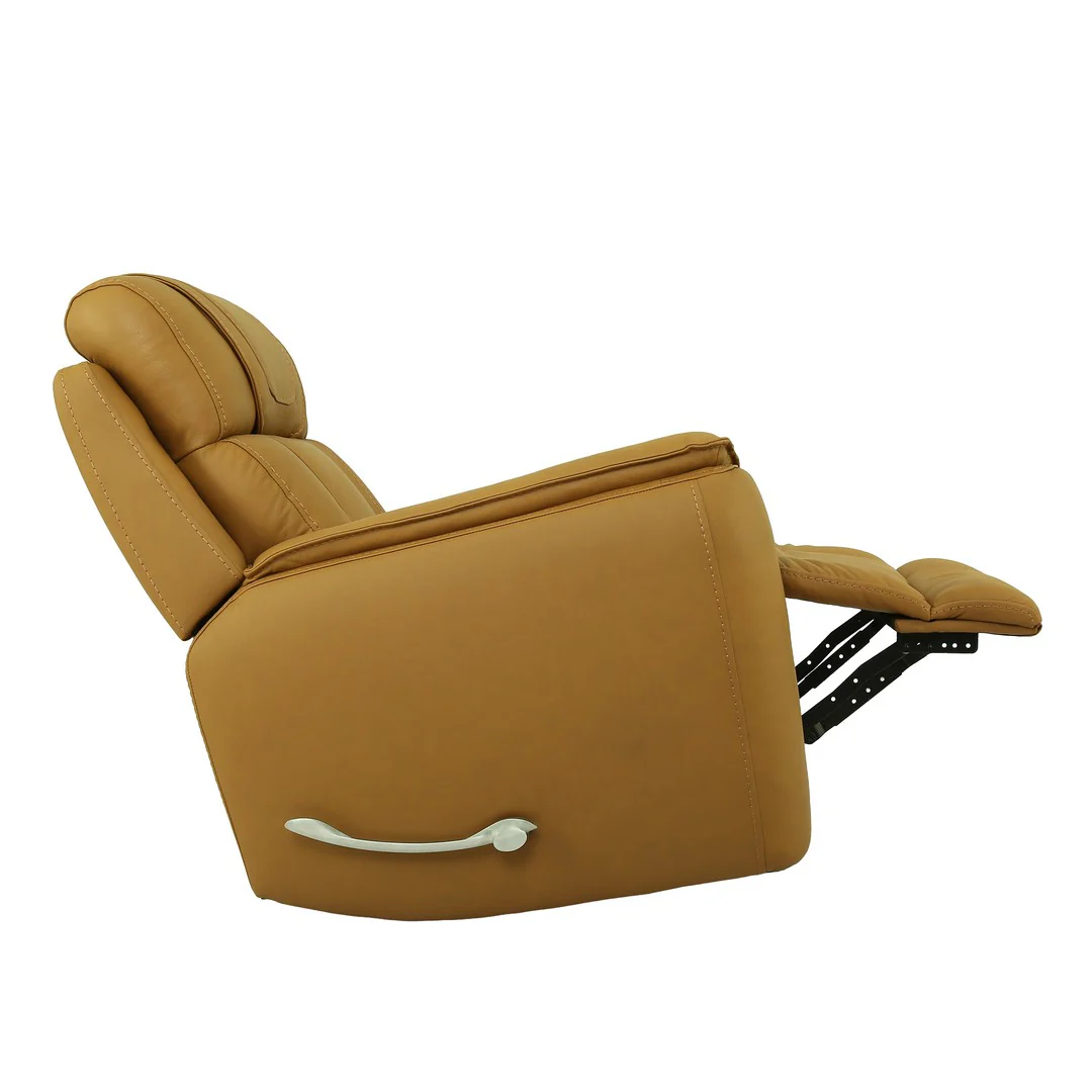 Angelina Motorized 1 Seater Recliner Rocking Leather Sofa By Stories - Image 5