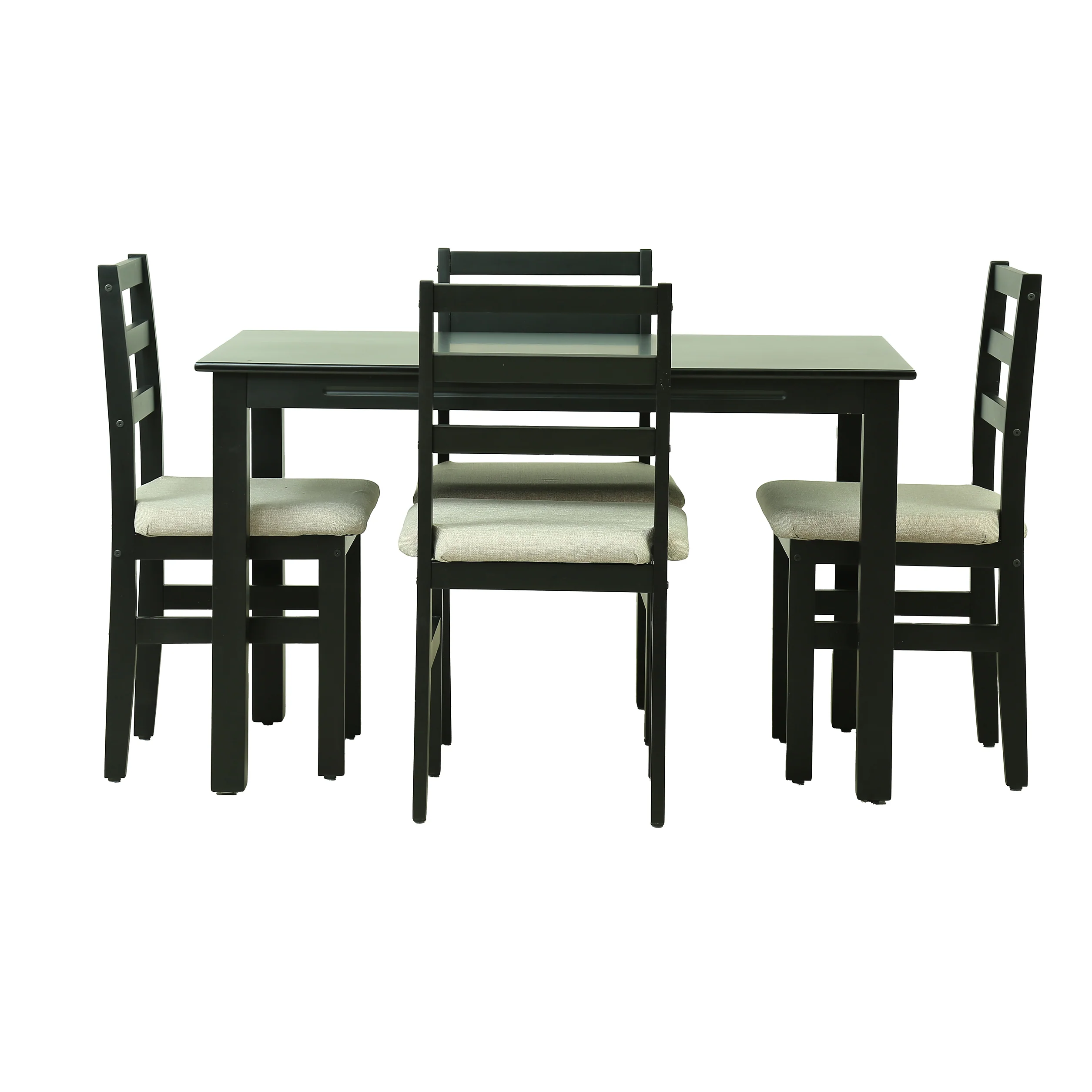 Black 4 Seater Dining Table By Stories - Image 3