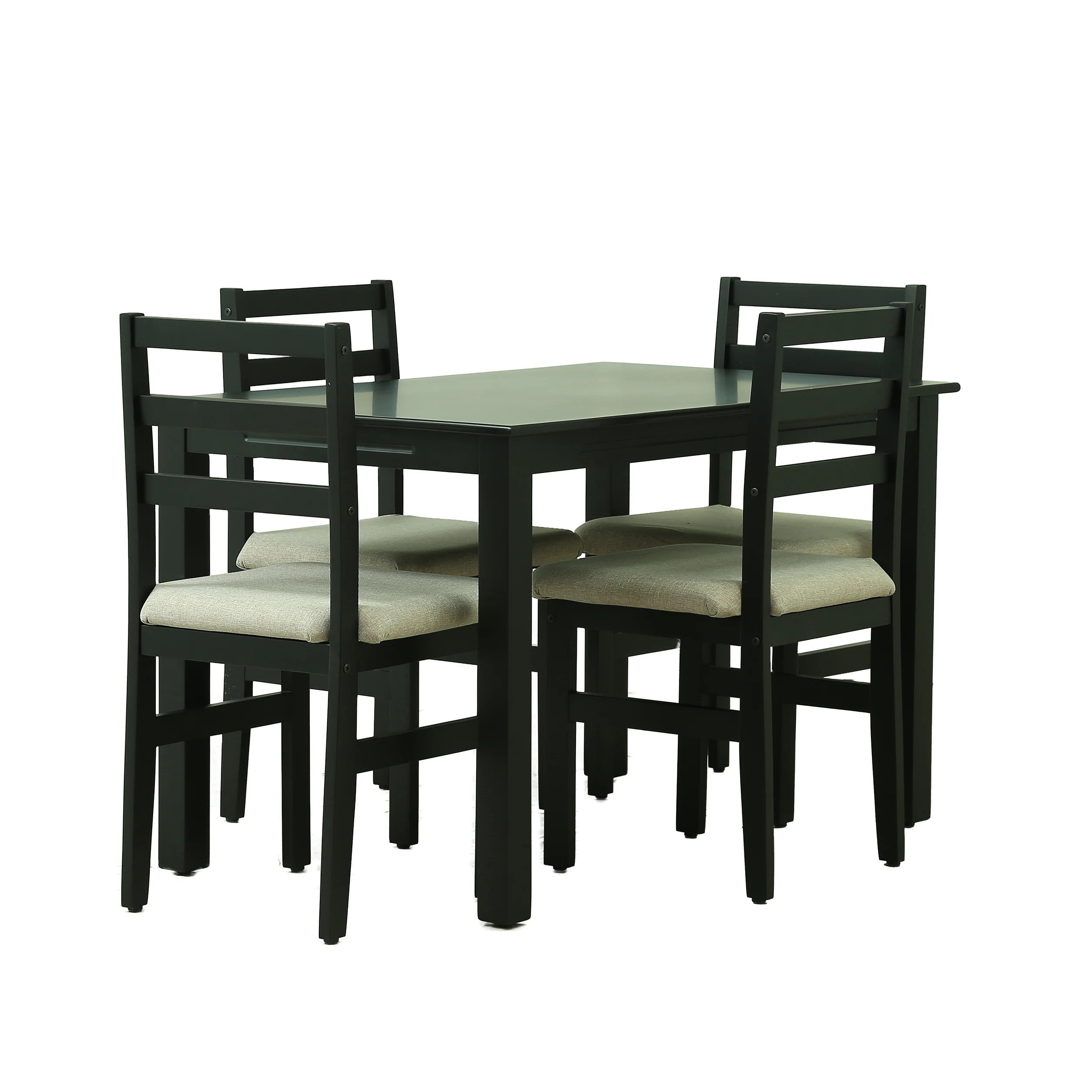 Black 4 Seater Dining Table By Stories - Image 5