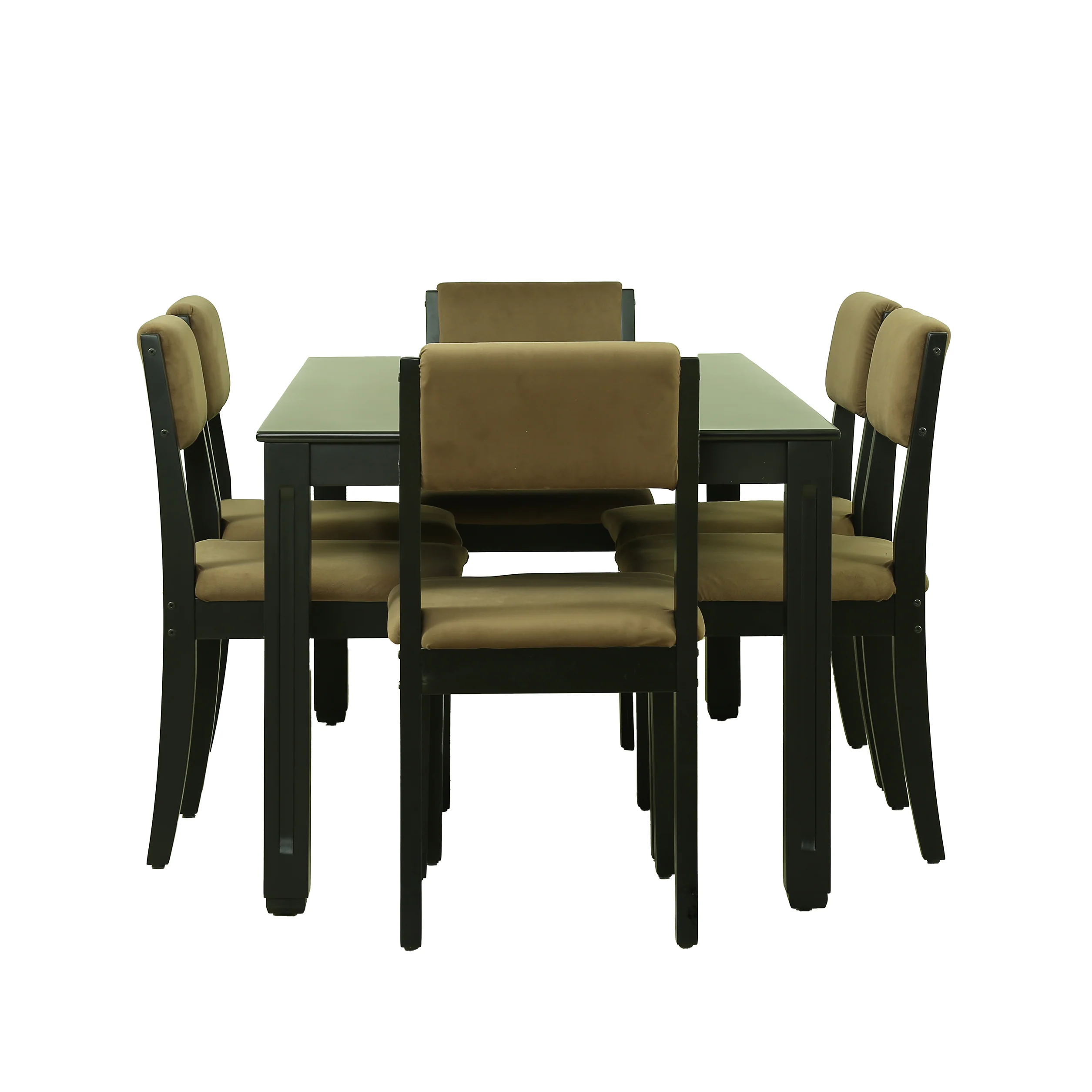 Black 6 Seater Dining Table - Image 8