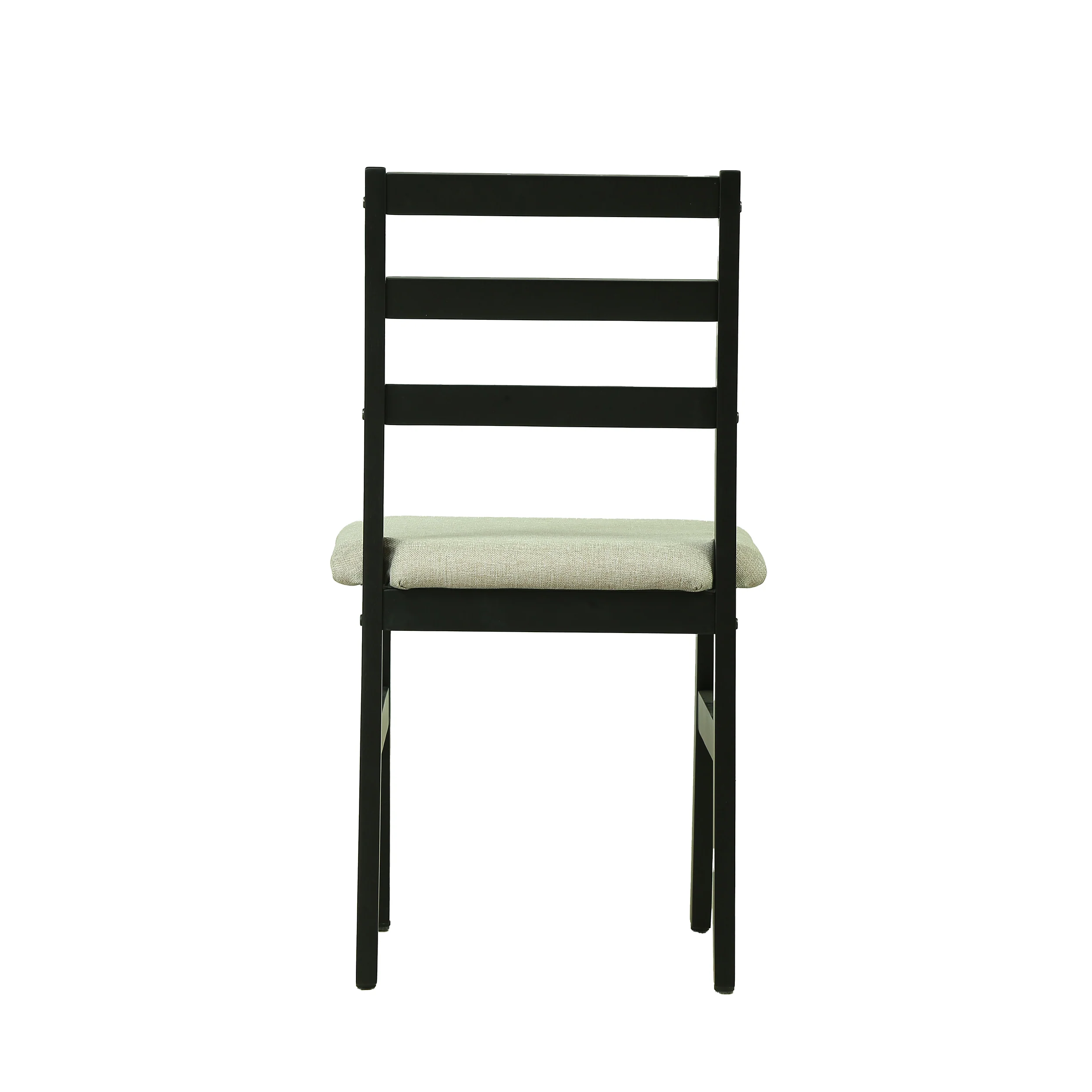 Black Dining Chair [Treated Rubberwood] - Image 5