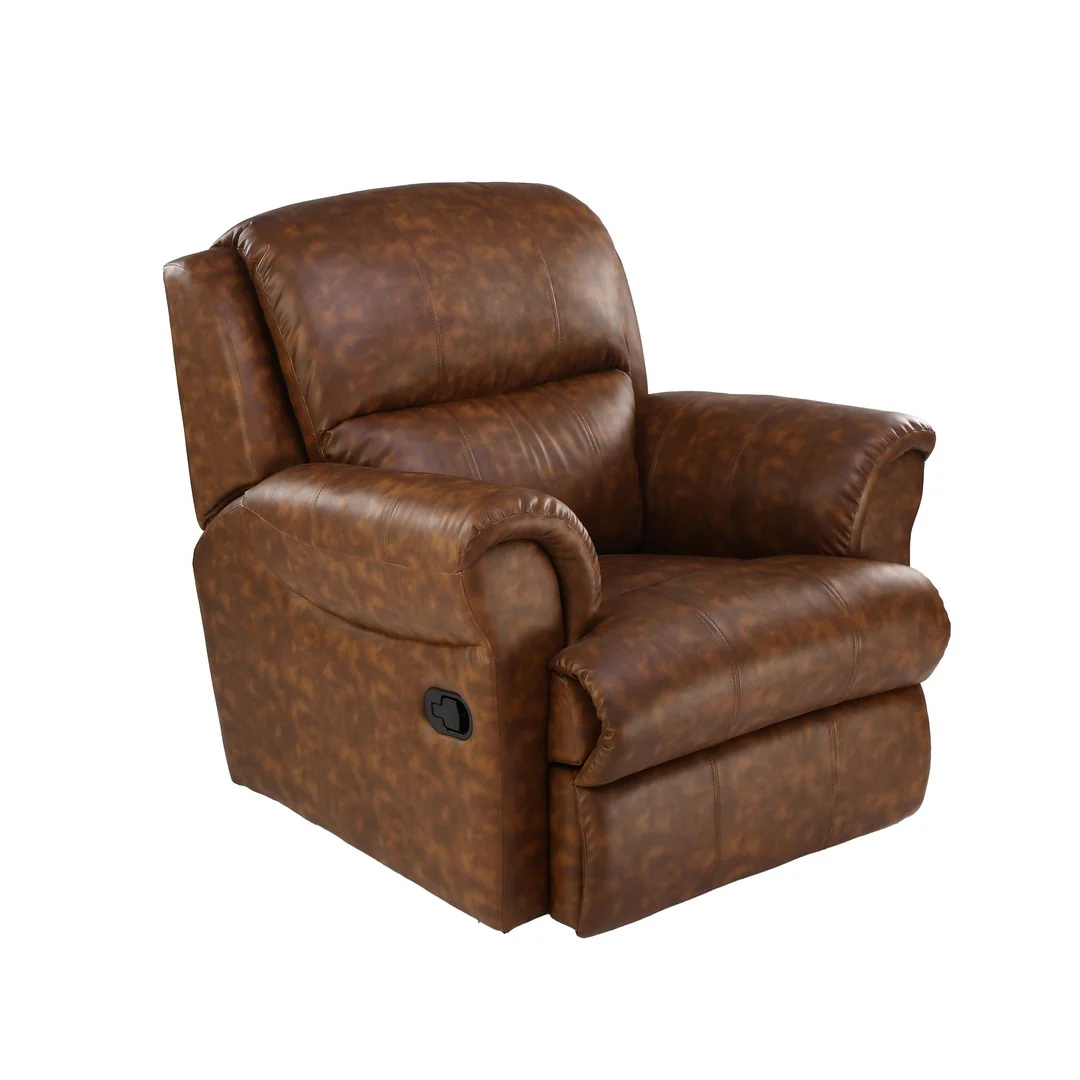 Brown Boston Manual Recliner Sofa By Stories - Image 3