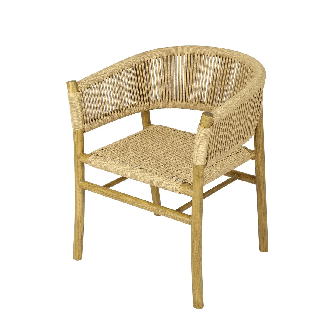 Caspia Arm Chair Asian Oak By Stories - Image 2