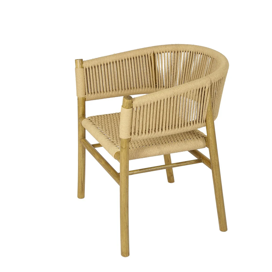 Caspia Arm Chair Asian Oak By Stories - Image 3