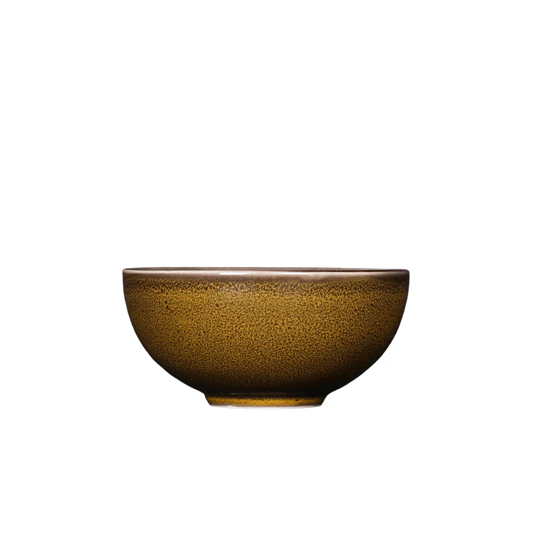 Brown Ceramic Bowl By Stories - Image 3