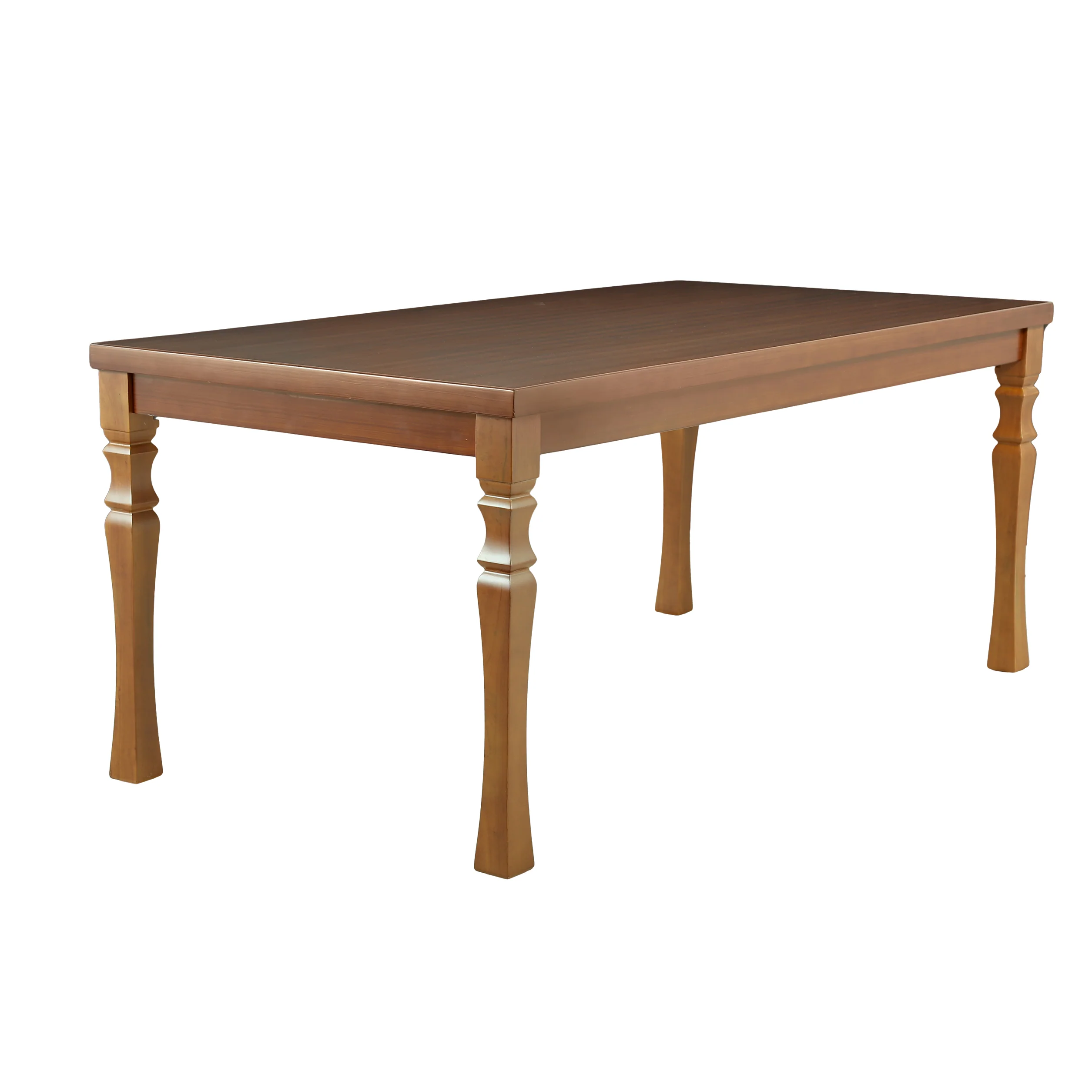 Chocolate 6 Seater Dining Table By Stories - Image 3
