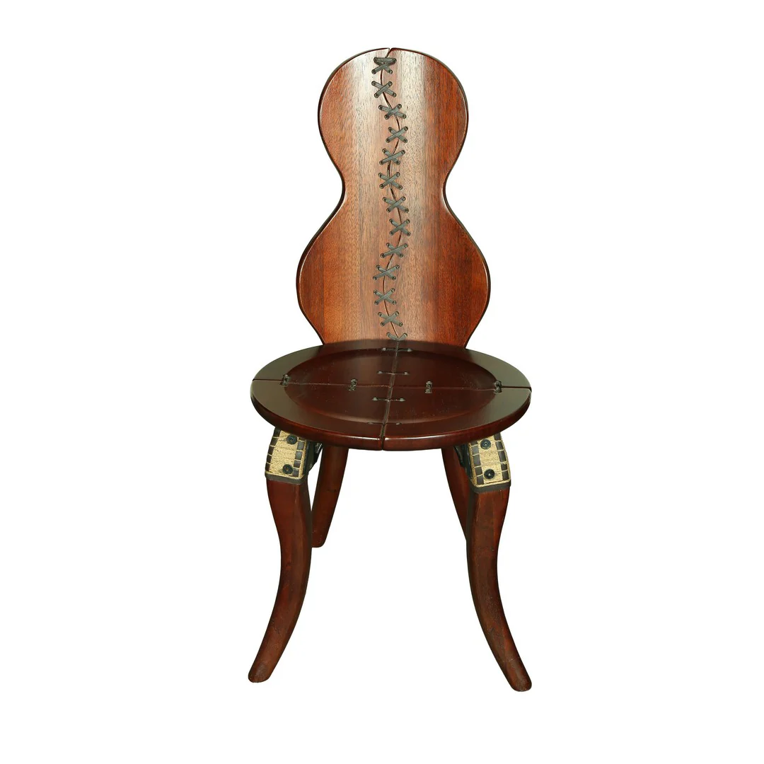 Wooden Dining Chair By Stories - Image 5