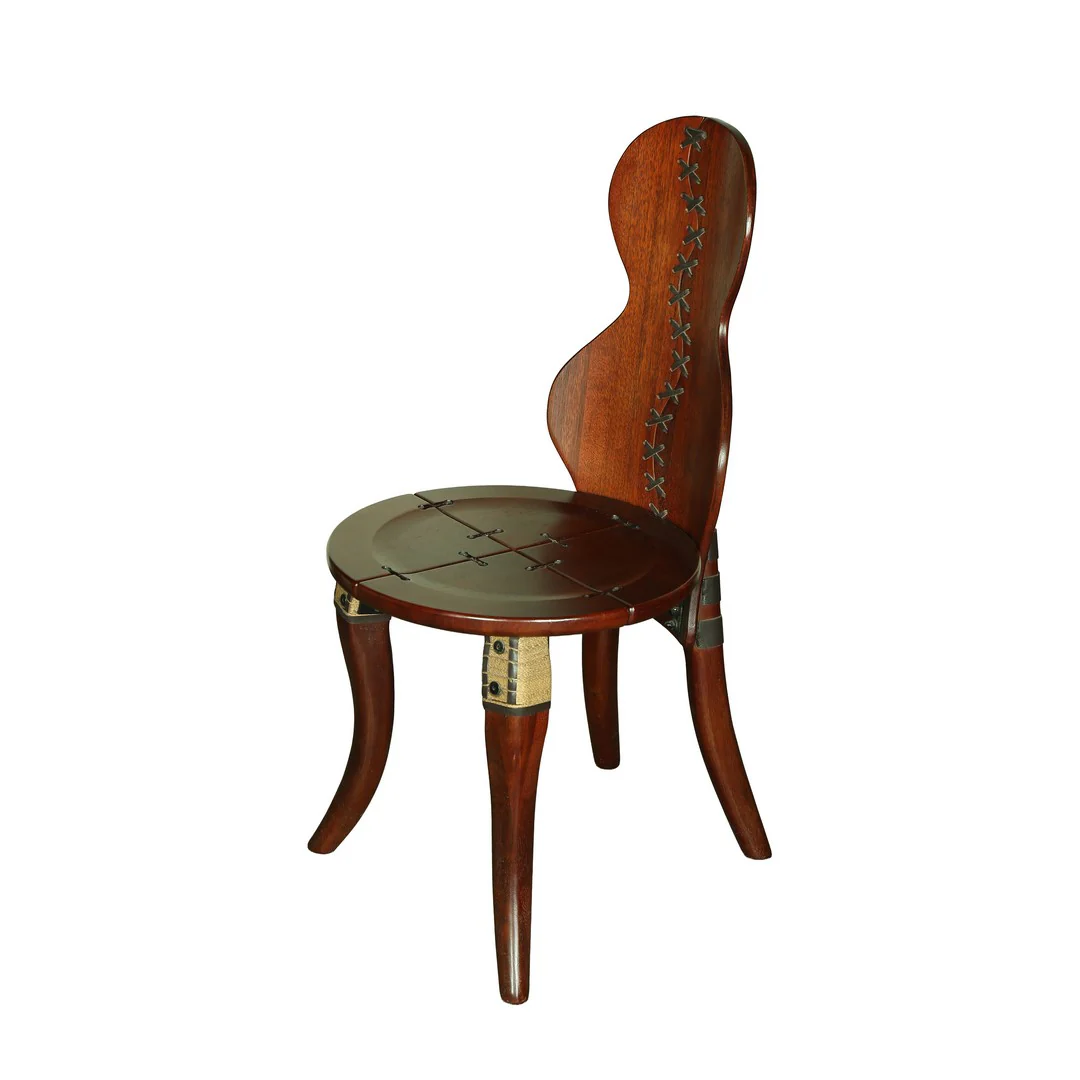 Wooden Dining Chair By Stories - Image 6