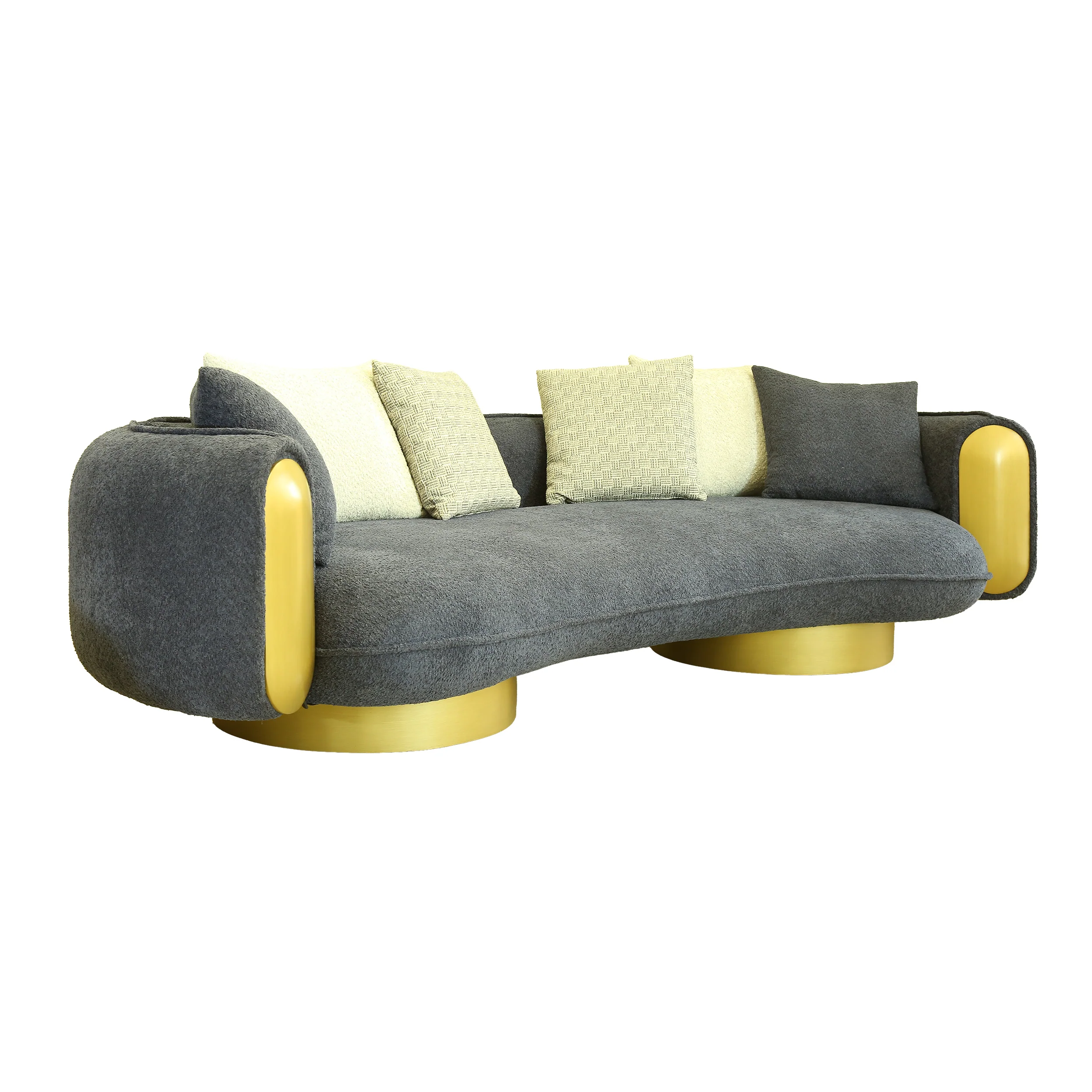 Criss 4 Seater Sofa [Solid Wood] By Stories - Image 4