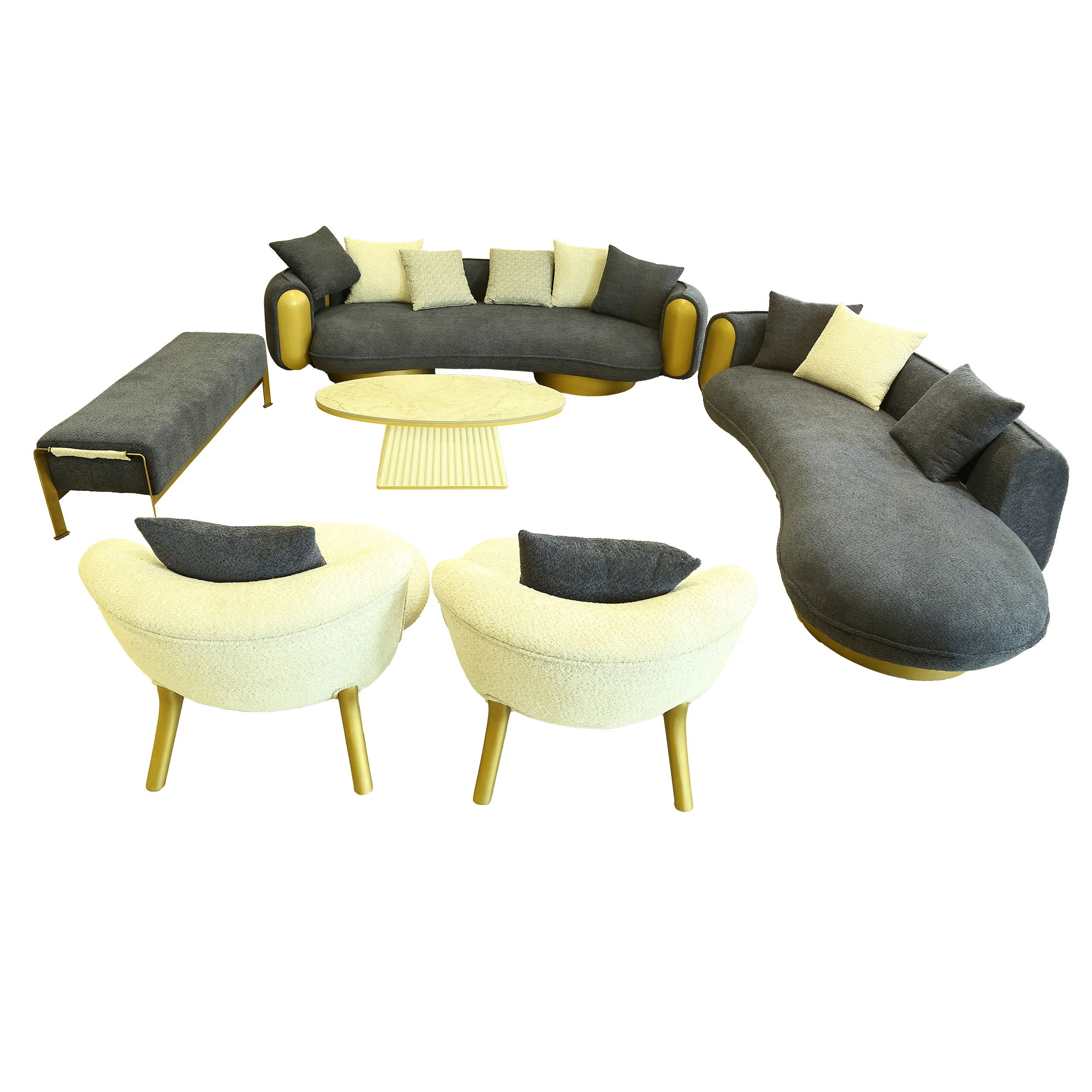 Criss Sofa Lounger [Solid Wood] By Stories - Image 4