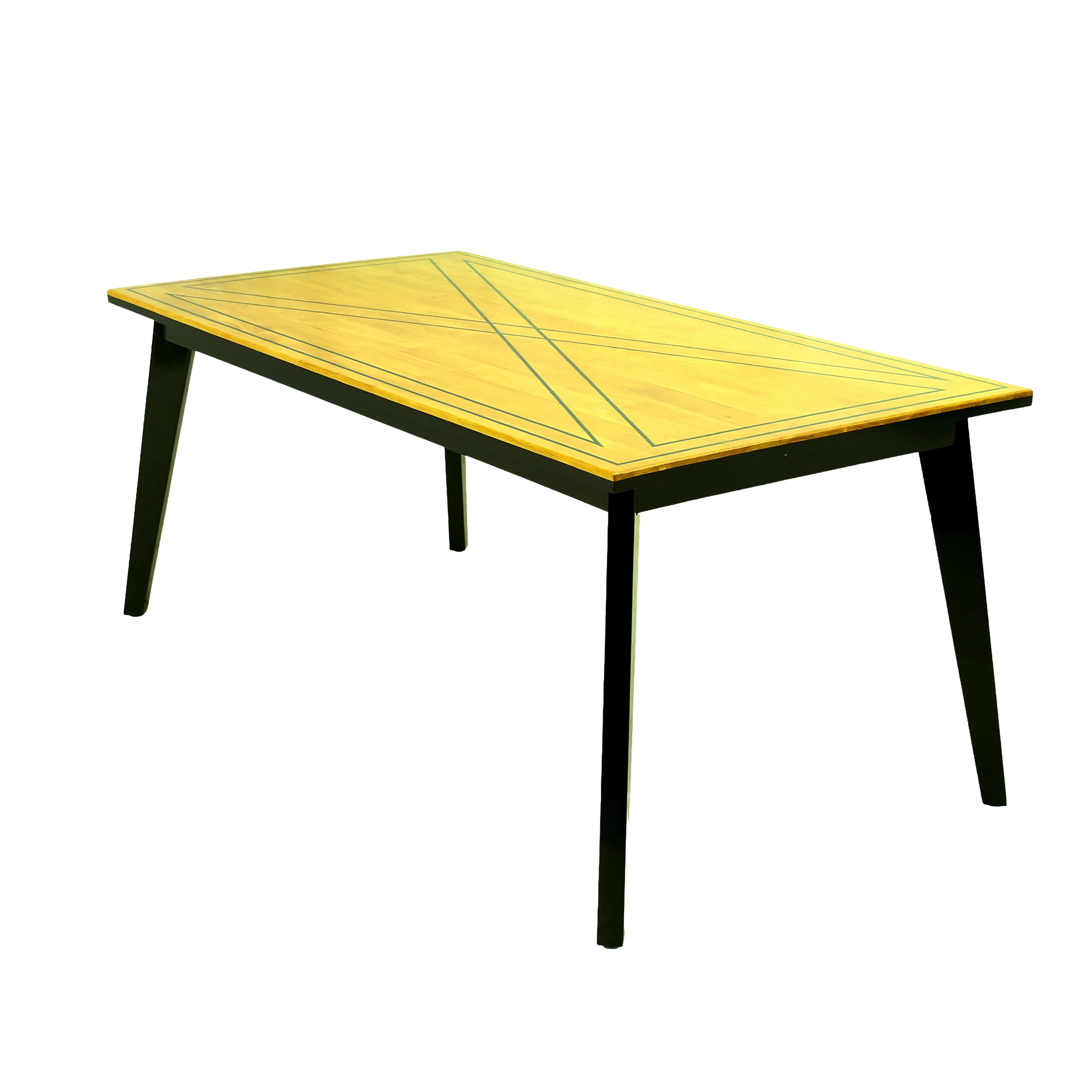Dark Walnut 6 Seater Dining Table By Stories - Image 3