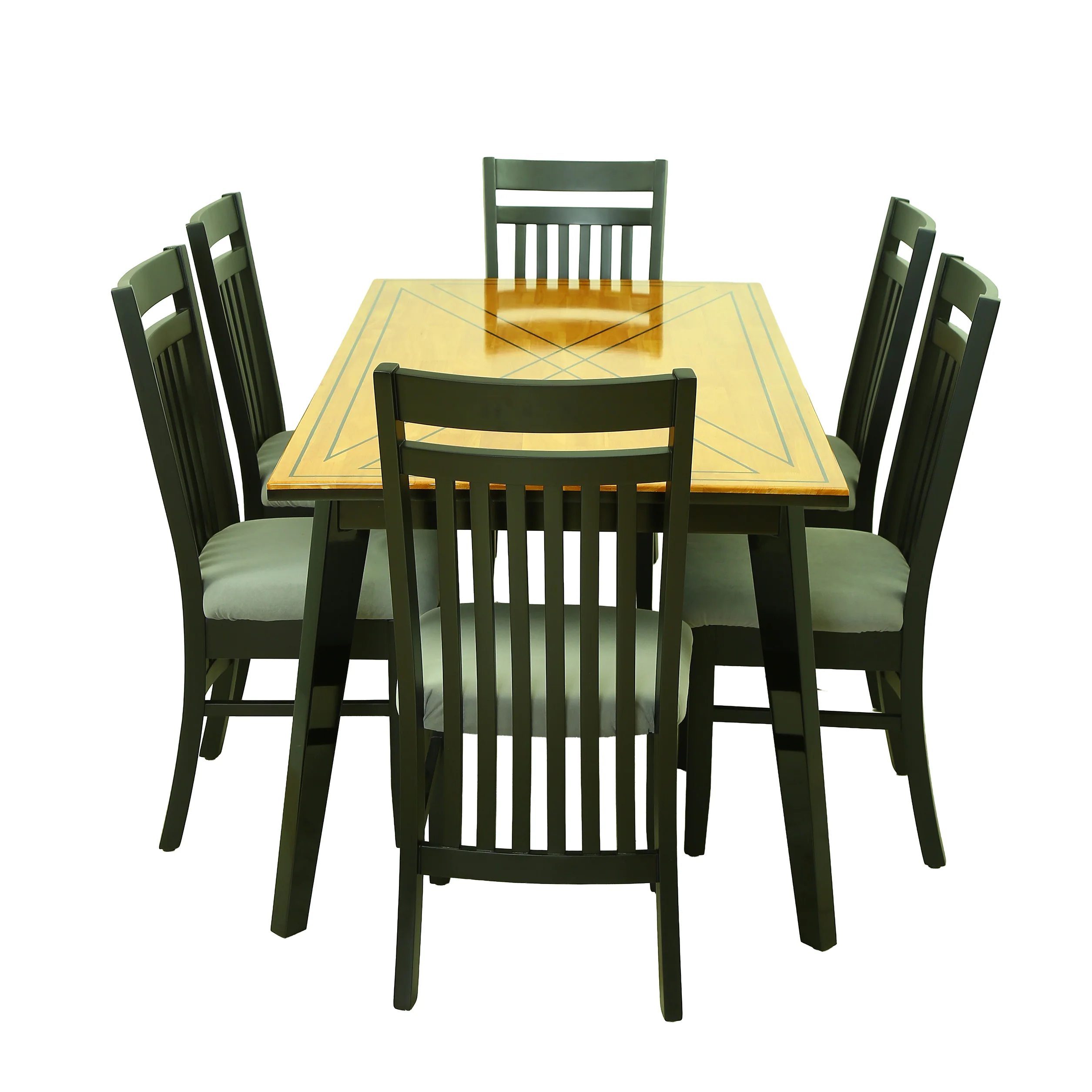Dark Walnut 6 Seater Dining Table By Stories - Image 5