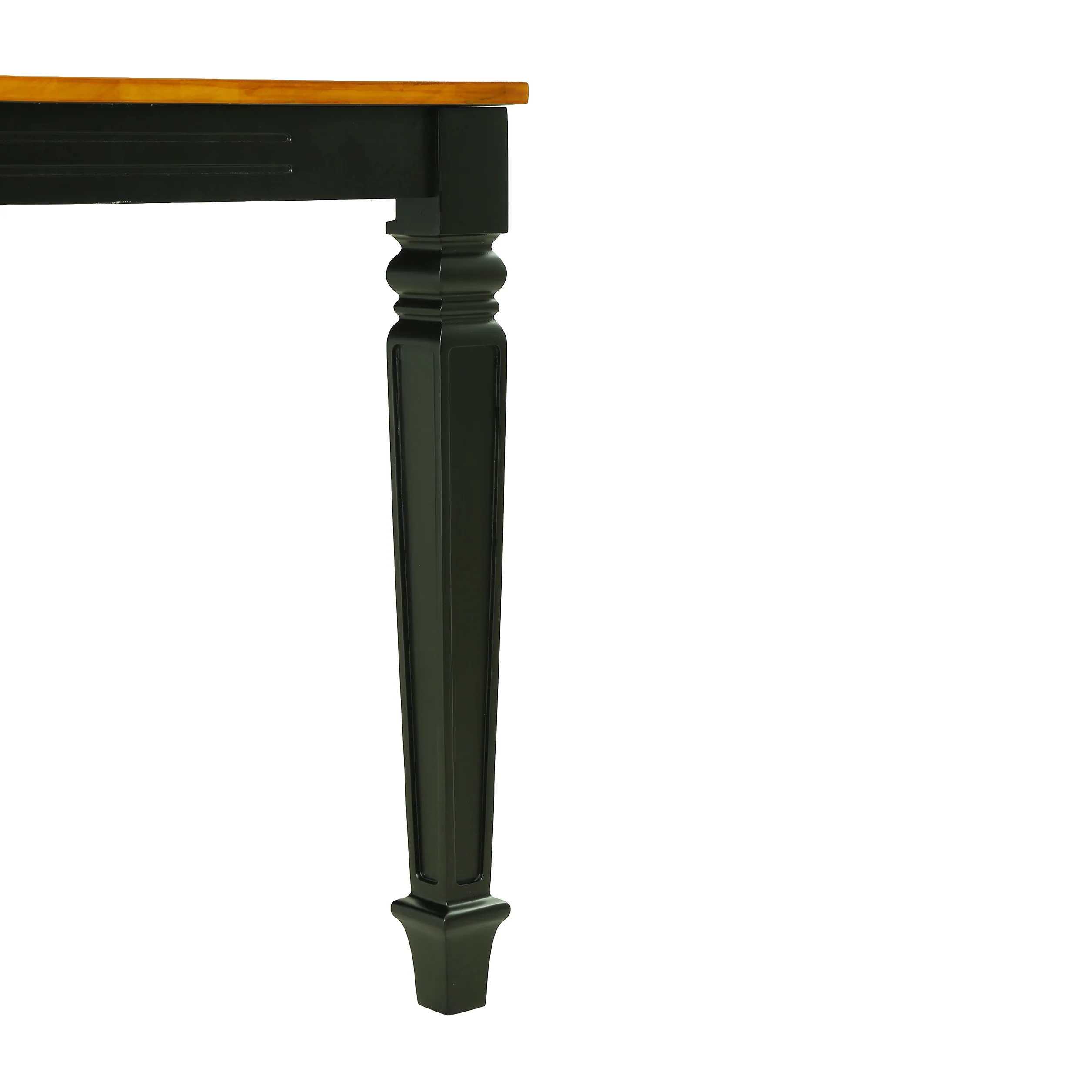 Dark Walnut 6 Seater Dining Table - Image 7