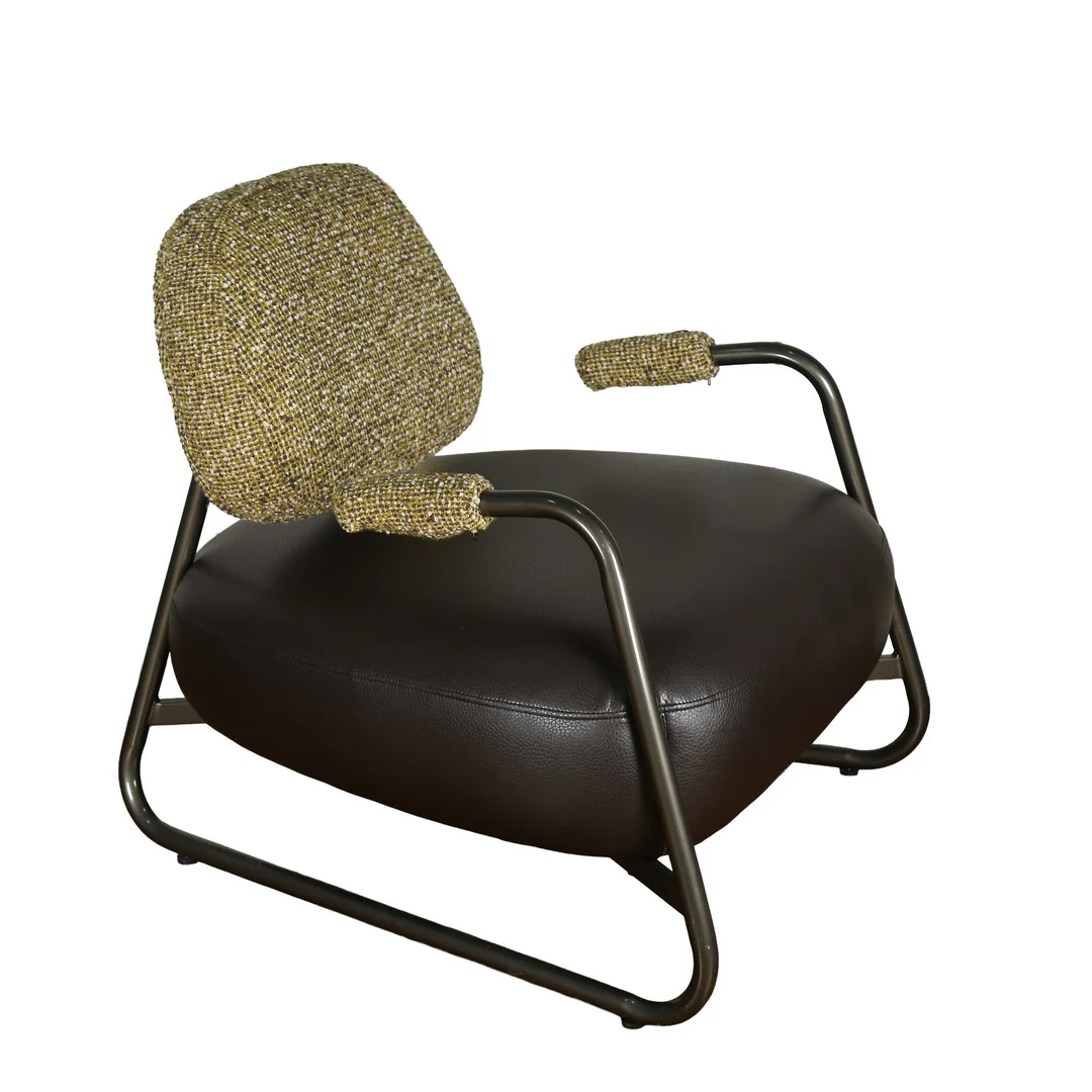 Dark Brown Dauan Leisure Chair By Stories - Image 4