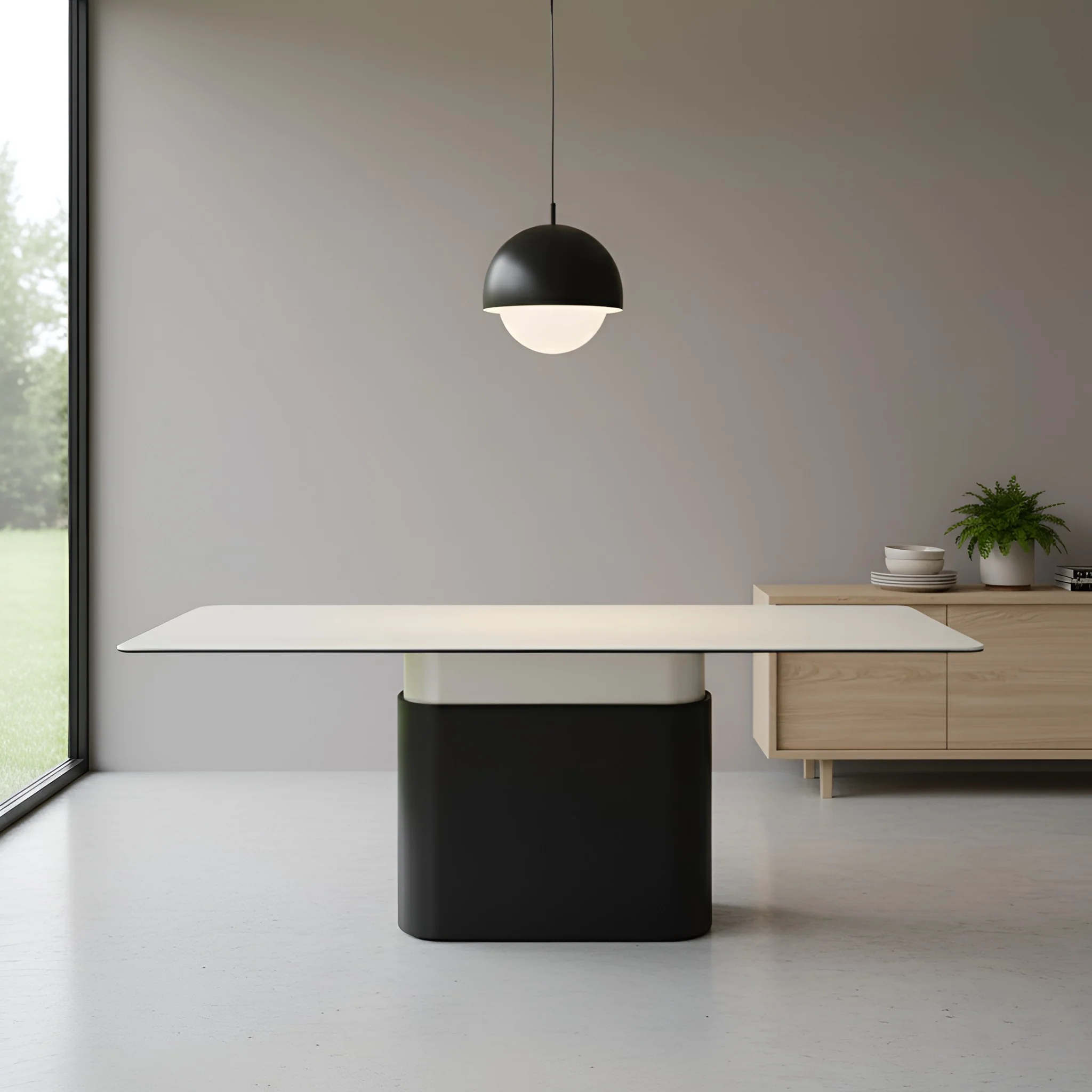 Donita 8 Seater Dining Table Black Oak Veneer By Stories - Image 5
