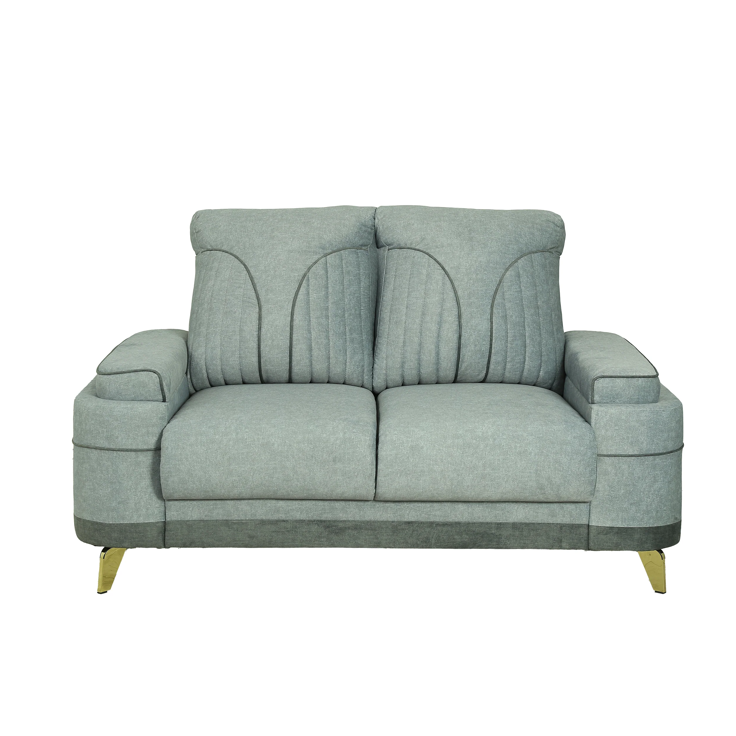 Milan Grey 2 Seater sofa [Backrest: Fabric] By Stories - Image 6