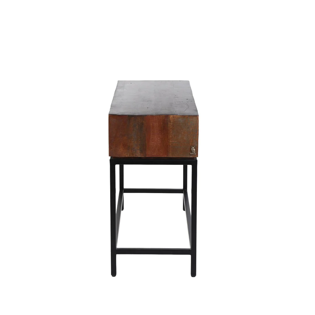 Mango Wood Compact Console Table By Stories - Image 4