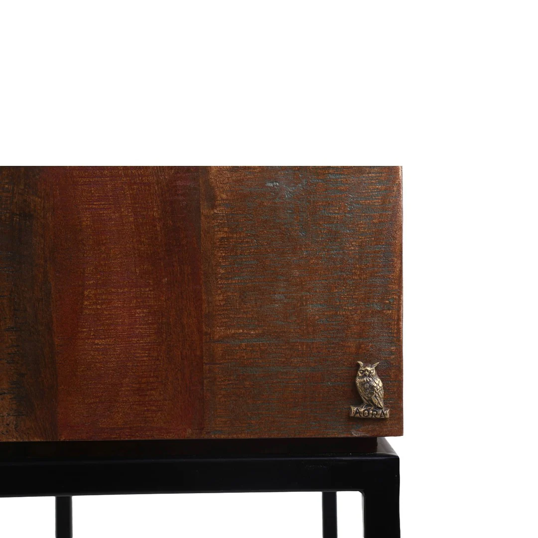Mango Wood Compact Console Table By Stories - Image 6