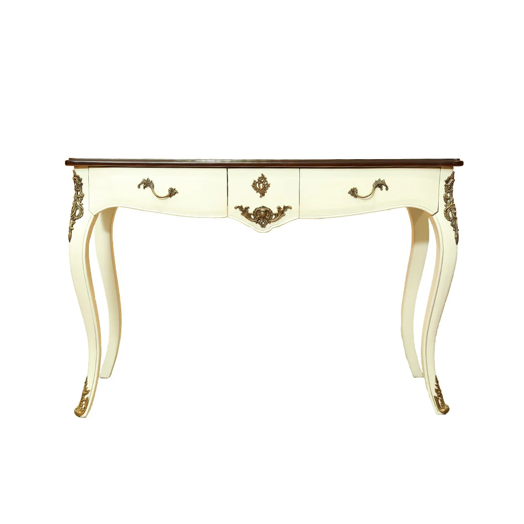 White Hallbert Console Table By Stories - Image 3