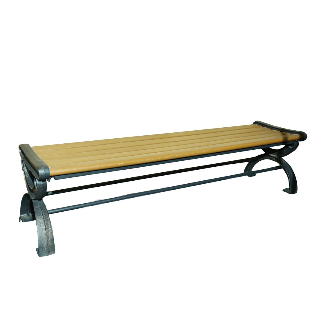 Wooden Outdoor Bench By Stories - Image 2