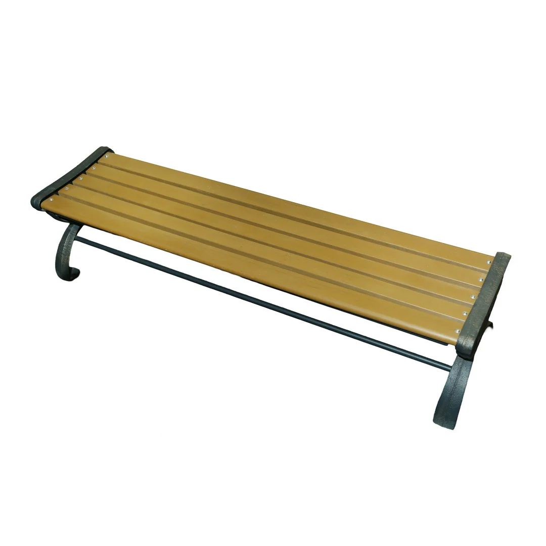 Wooden Outdoor Bench By Stories - Image 6