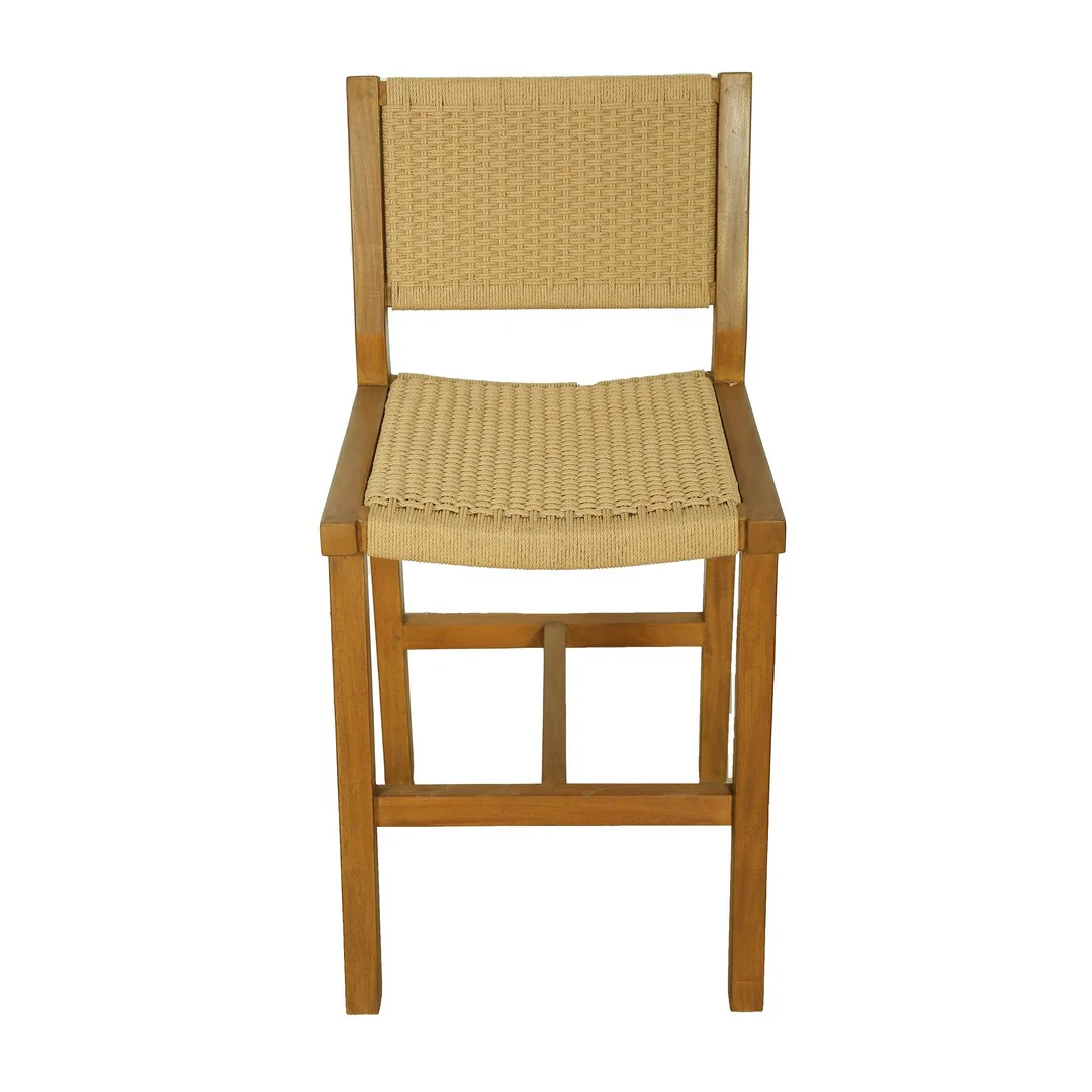 Isabel Bar Chair In Mahogany Wood By Stories - Image 4