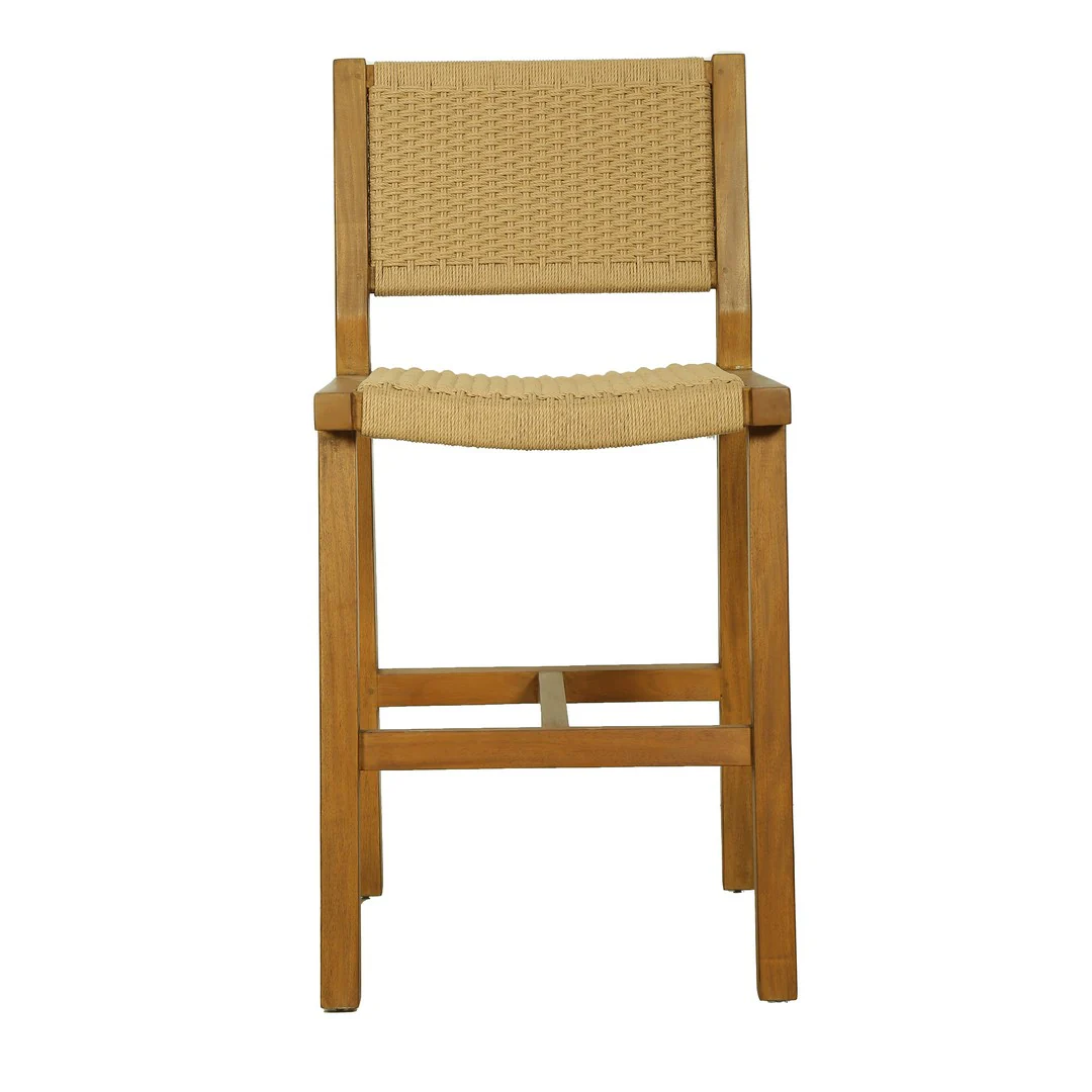 Isabel Bar Chair In Mahogany Wood By Stories - Image 5