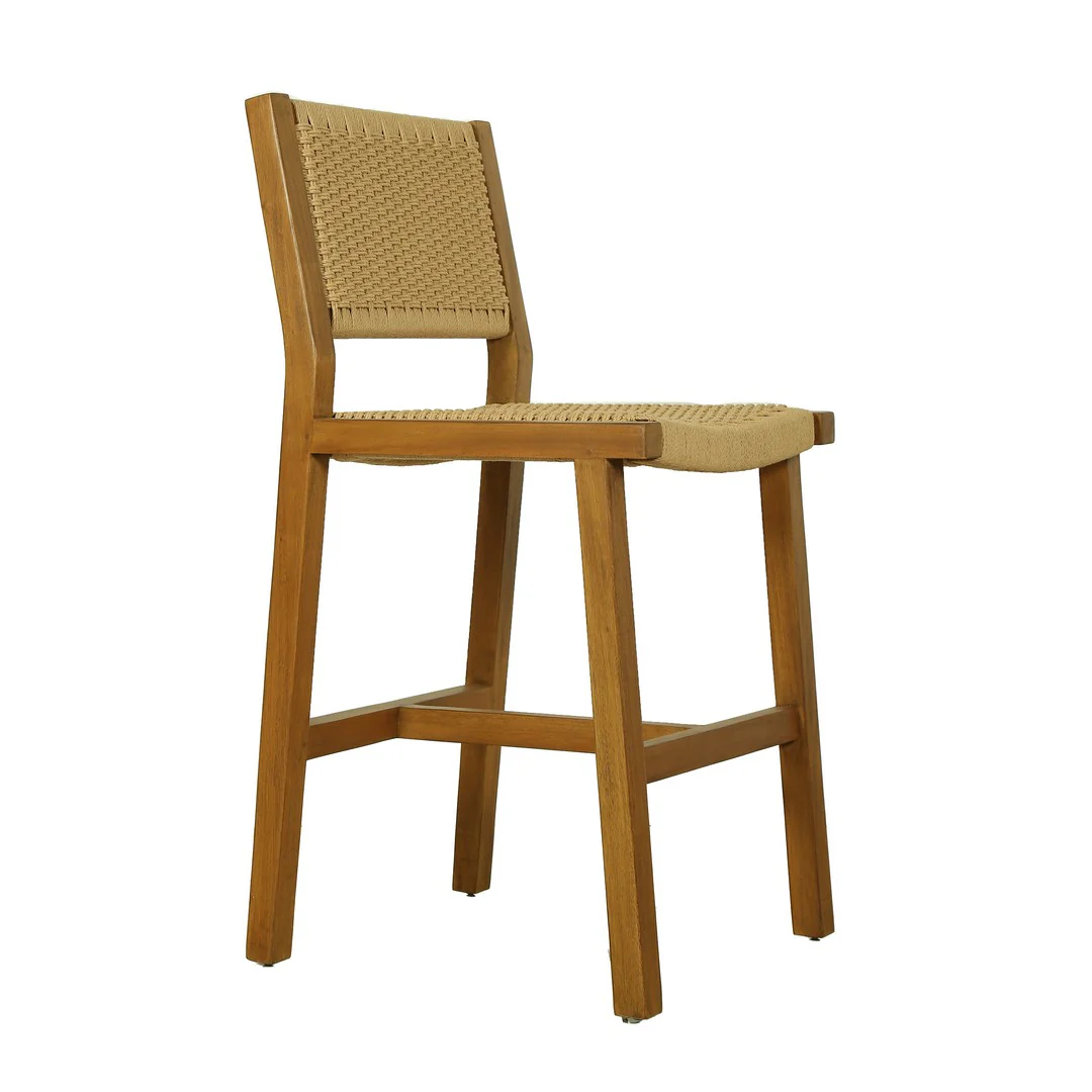 Isabel Bar Chair In Mahogany Wood By Stories - Image 7