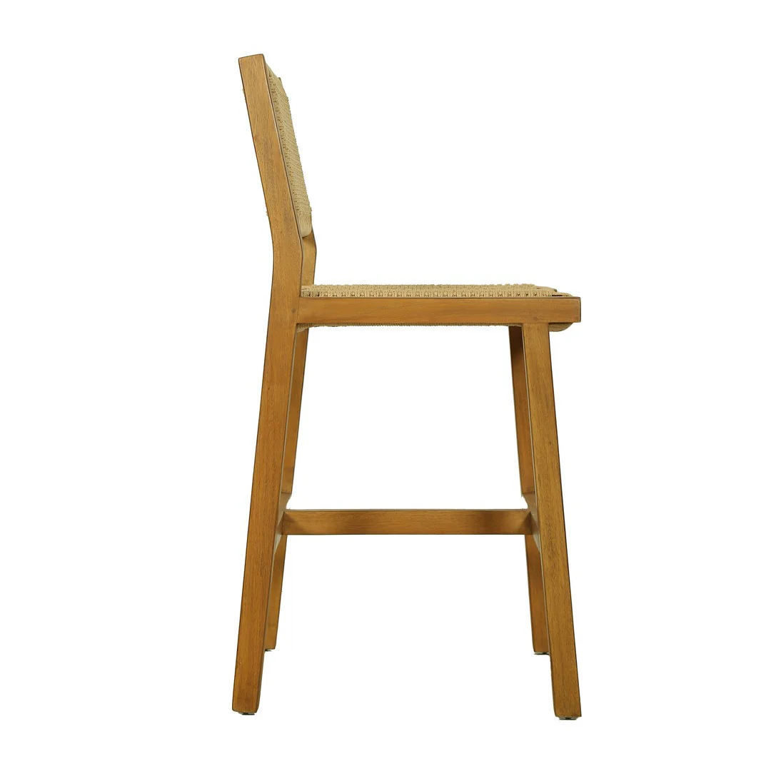 Isabel Bar Chair In Mahogany Wood By Stories - Image 8