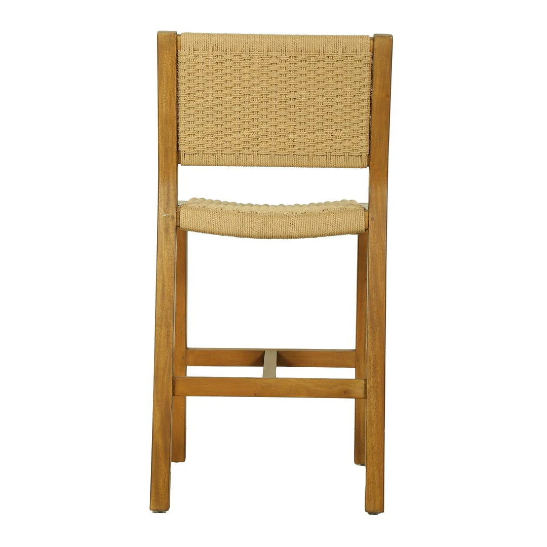 Isabel Bar Chair In Mahogany Wood By Stories - Image 9