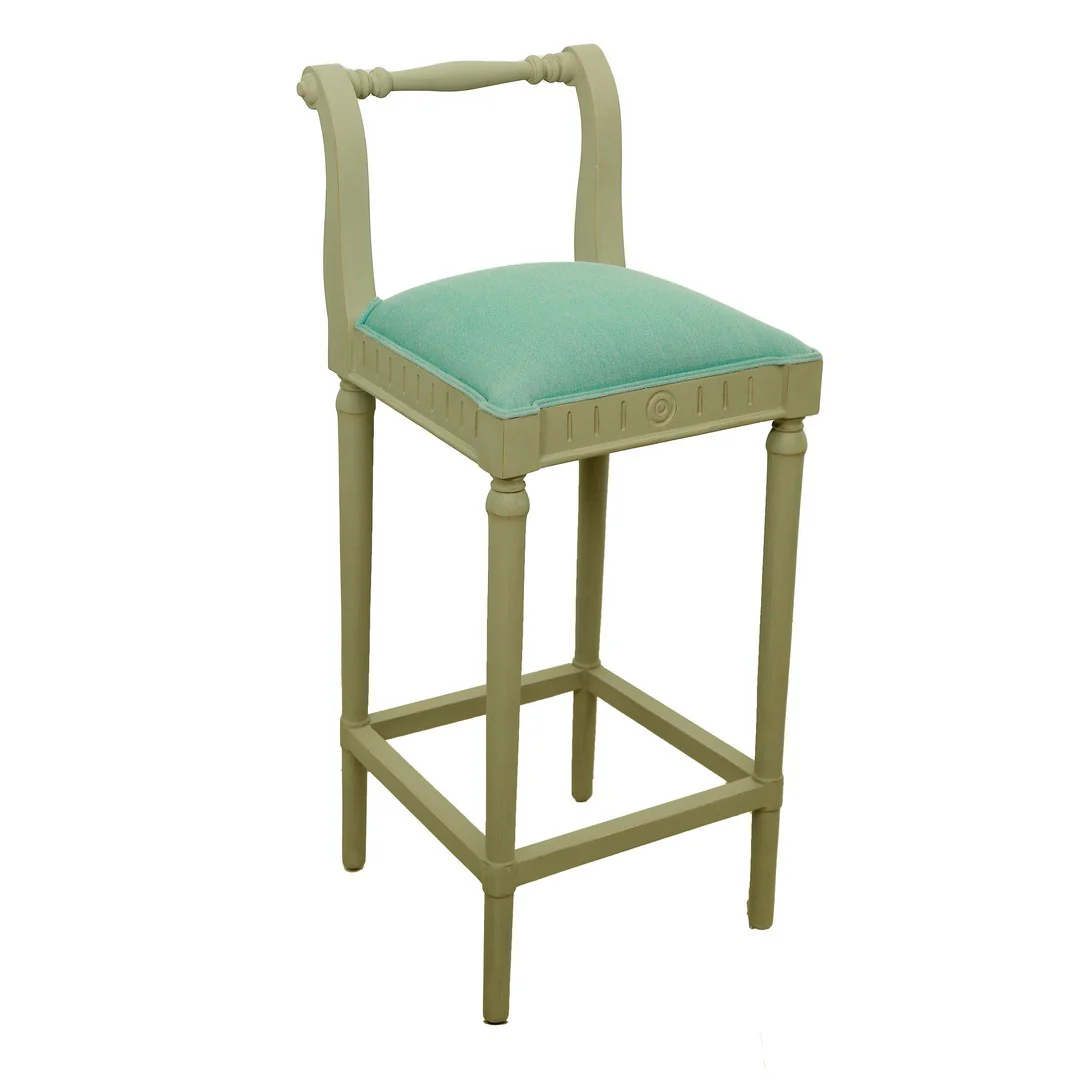 Iyara Bar Chair In Mahogany Wood By Stories - Image 7