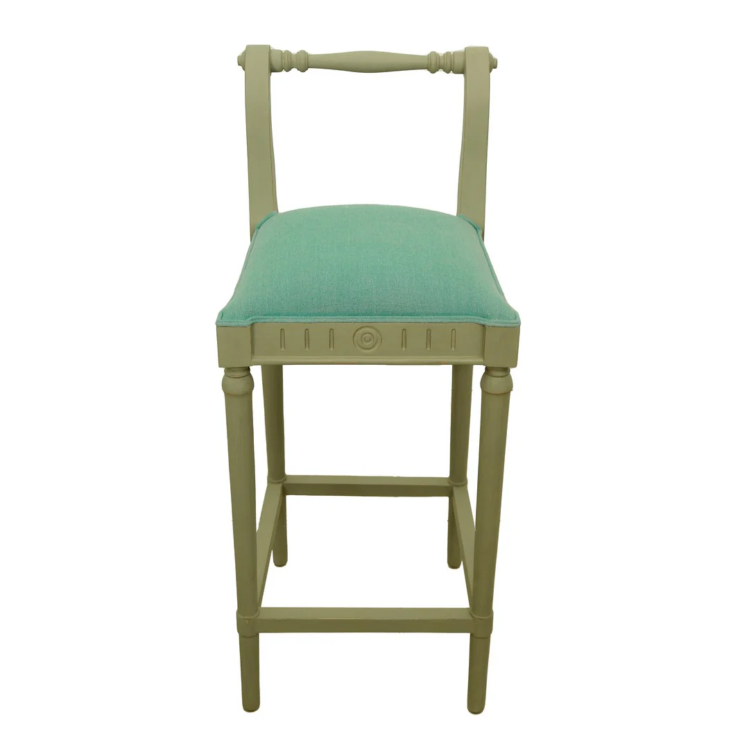 Iyara Bar Chair In Mahogany Wood By Stories - Image 8