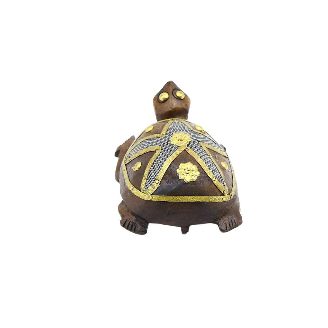 Wooden Turtle With Star Jali By Stories - Image 4