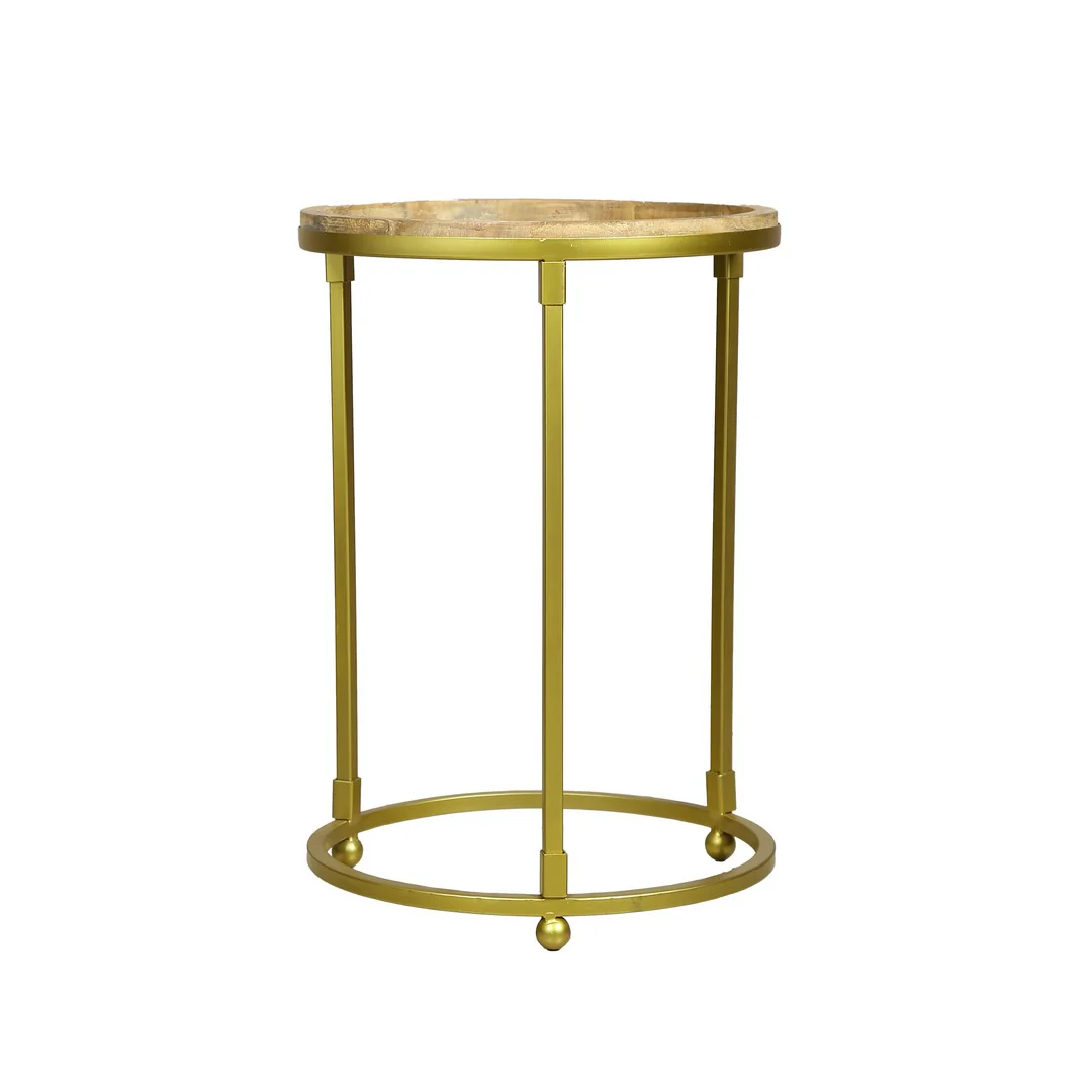 LMA Drop Embossed Nested Set of 2 Side Table - Image 8