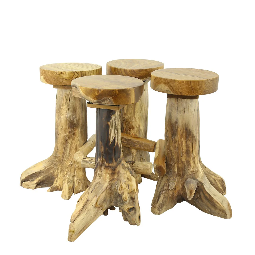 Mordic Bar Stool TK Natural Finish By Stories - Image 3