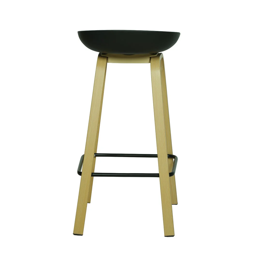 Black Mordic Bar Chair By Stories - Image 5