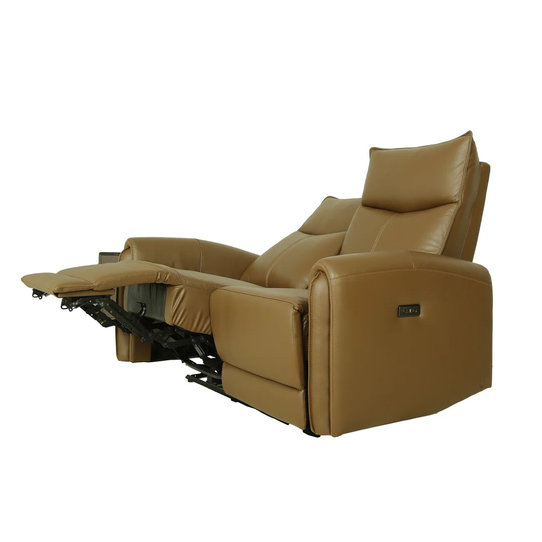 Motorized 2 Seater Recliner Sofa [Leather] By Stories - Image 4