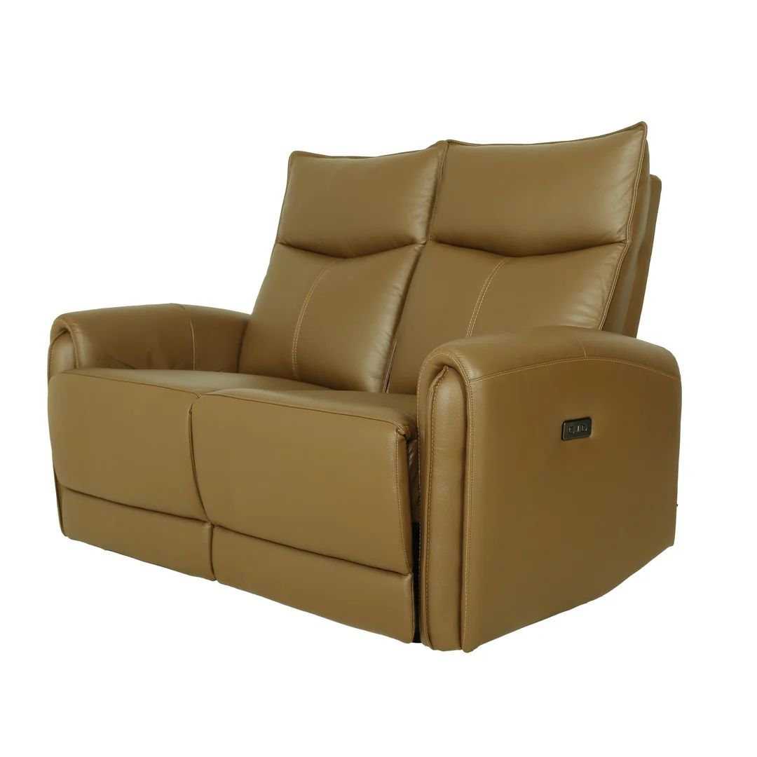 Motorized 2 Seater Recliner Sofa [Leather] By Stories - Image 6