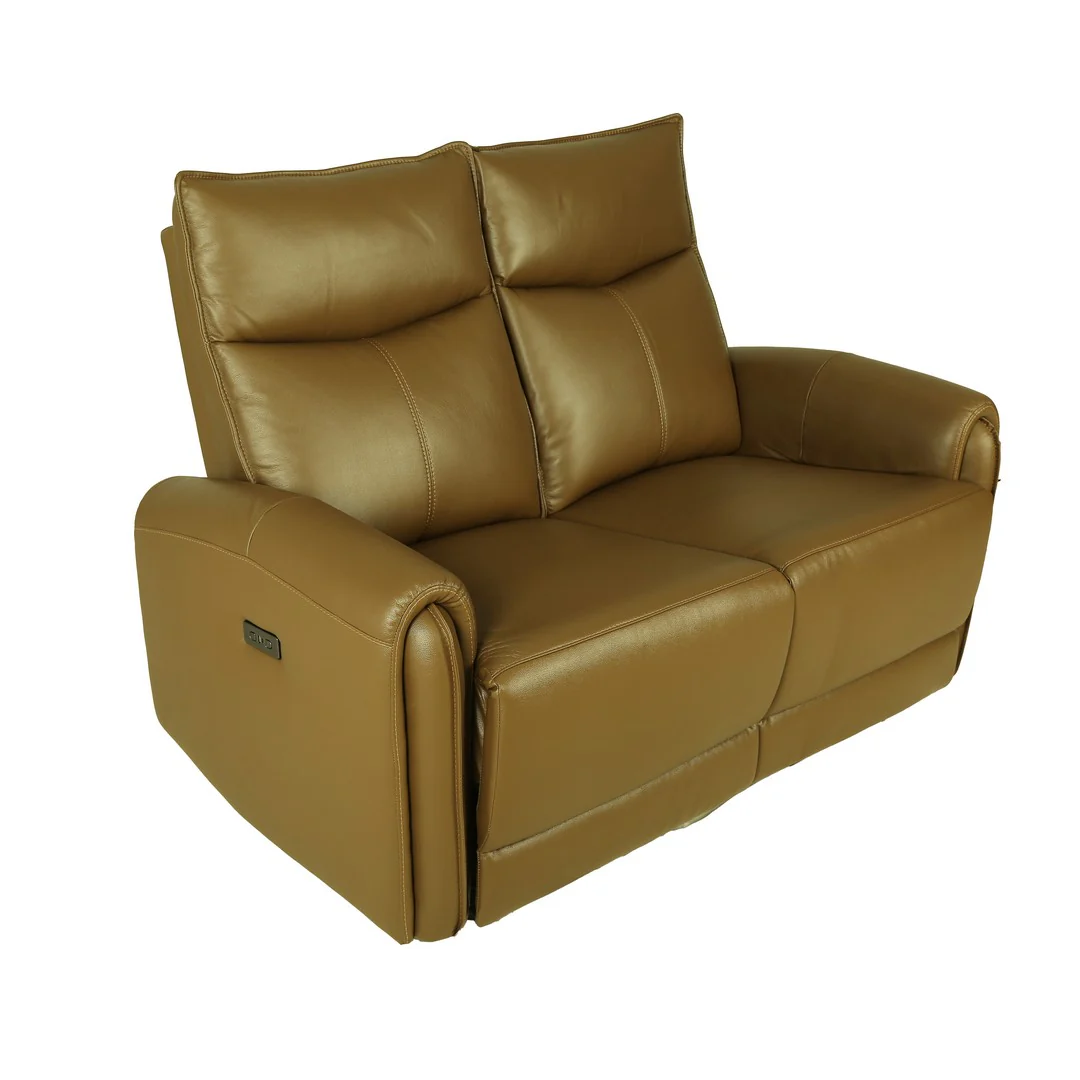Motorized 2 Seater Recliner Sofa [Leather] By Stories - Image 7