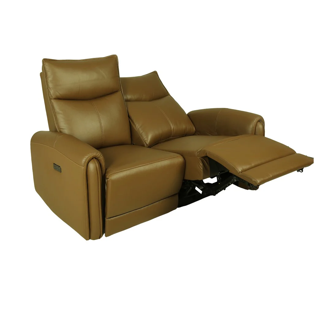 Motorized 2 Seater Recliner Sofa [Leather] By Stories - Image 8