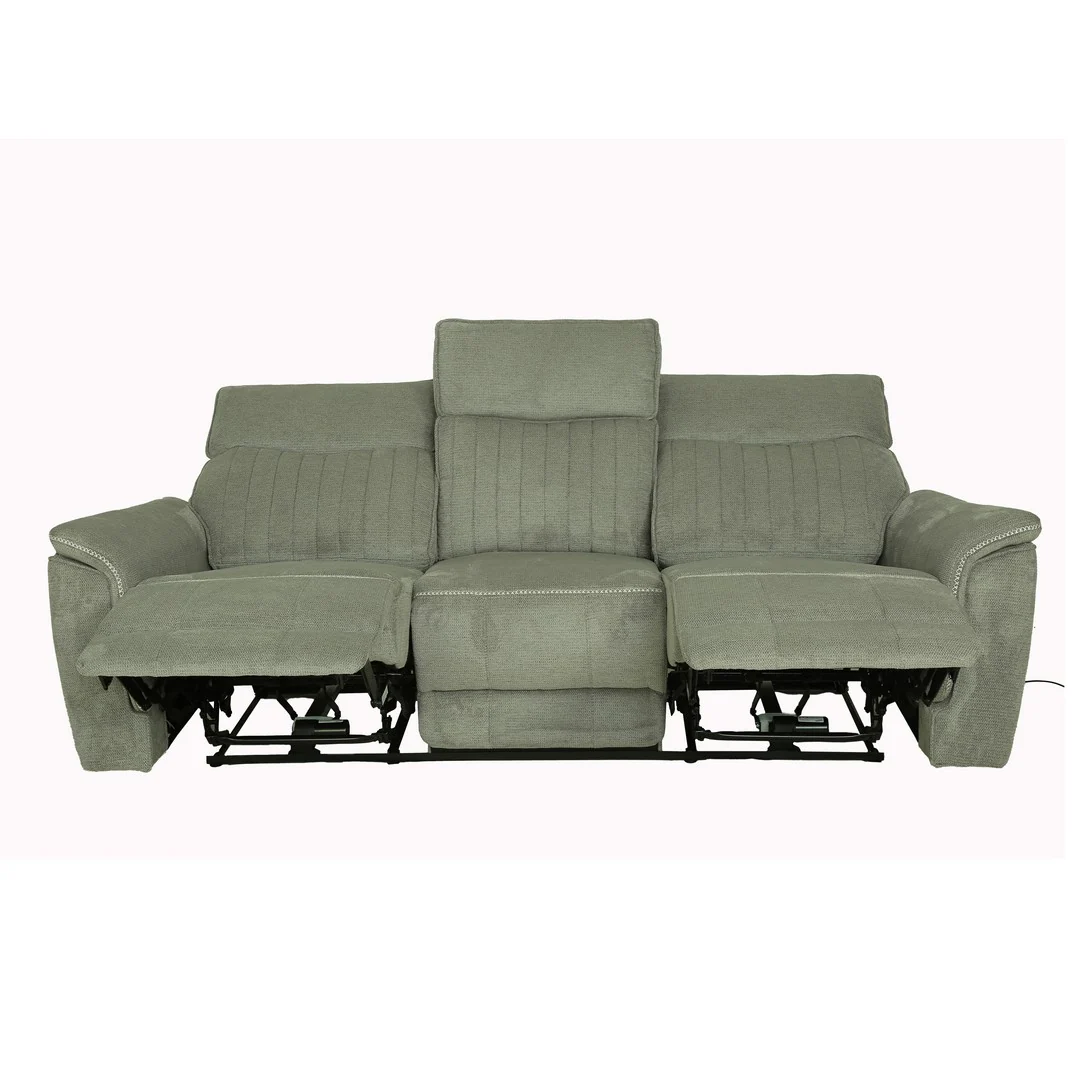 Motorized 3 Seater Recliner Sofa [Fabric] By Stories - Image 3