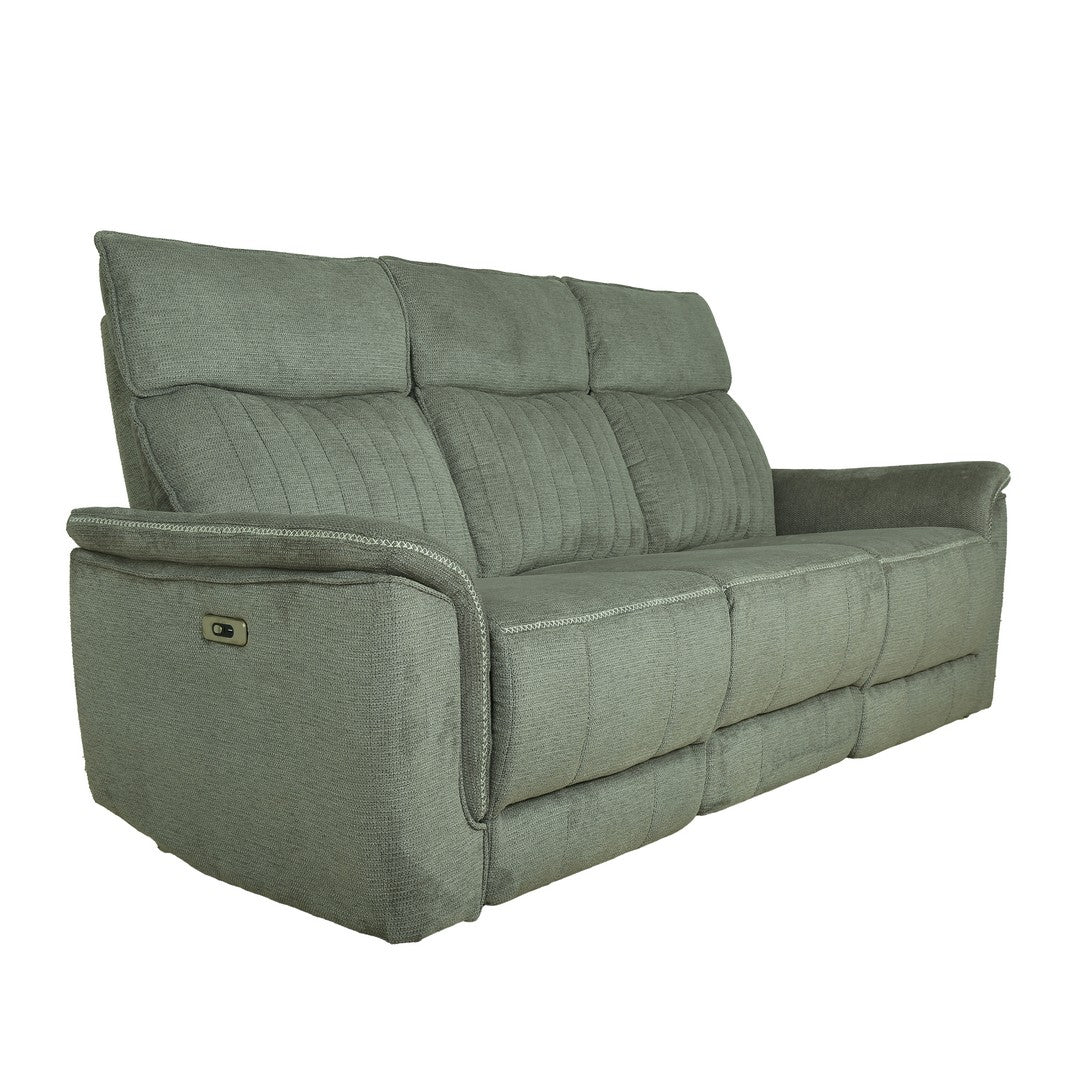 Motorized 3 Seater Recliner Sofa [Fabric] By Stories - Image 7