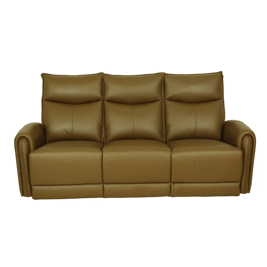 Motorized 3 Seater Recliner Sofa [Leather] By Stories - Image 4